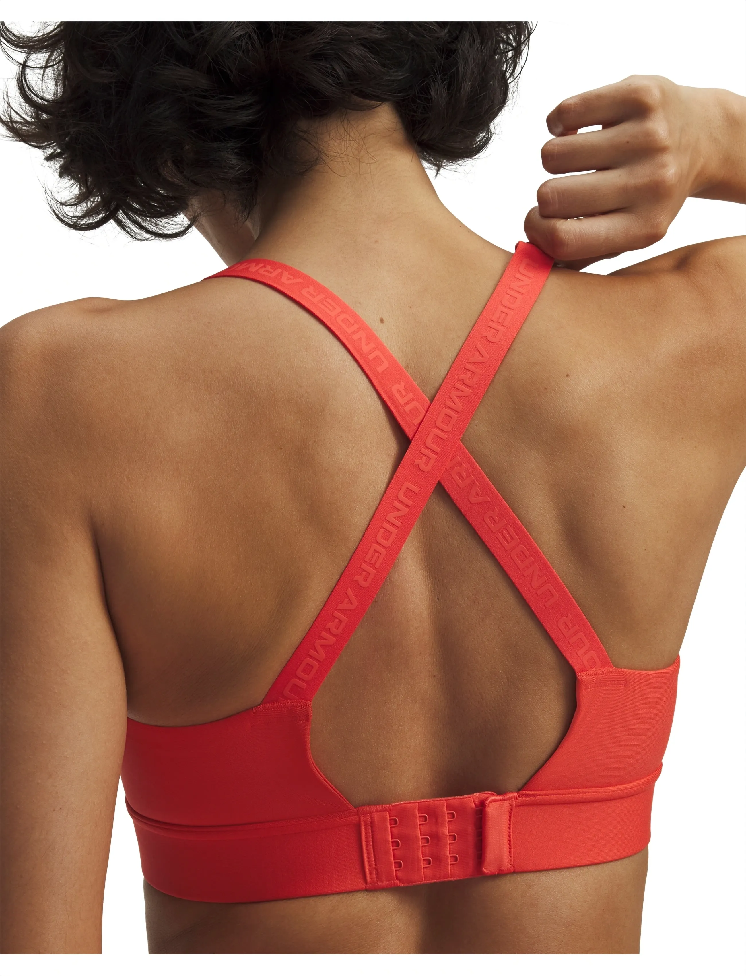 Under Armour - UA Infinity Mid 2.0 Bra - sport-bhs - venom red - 5