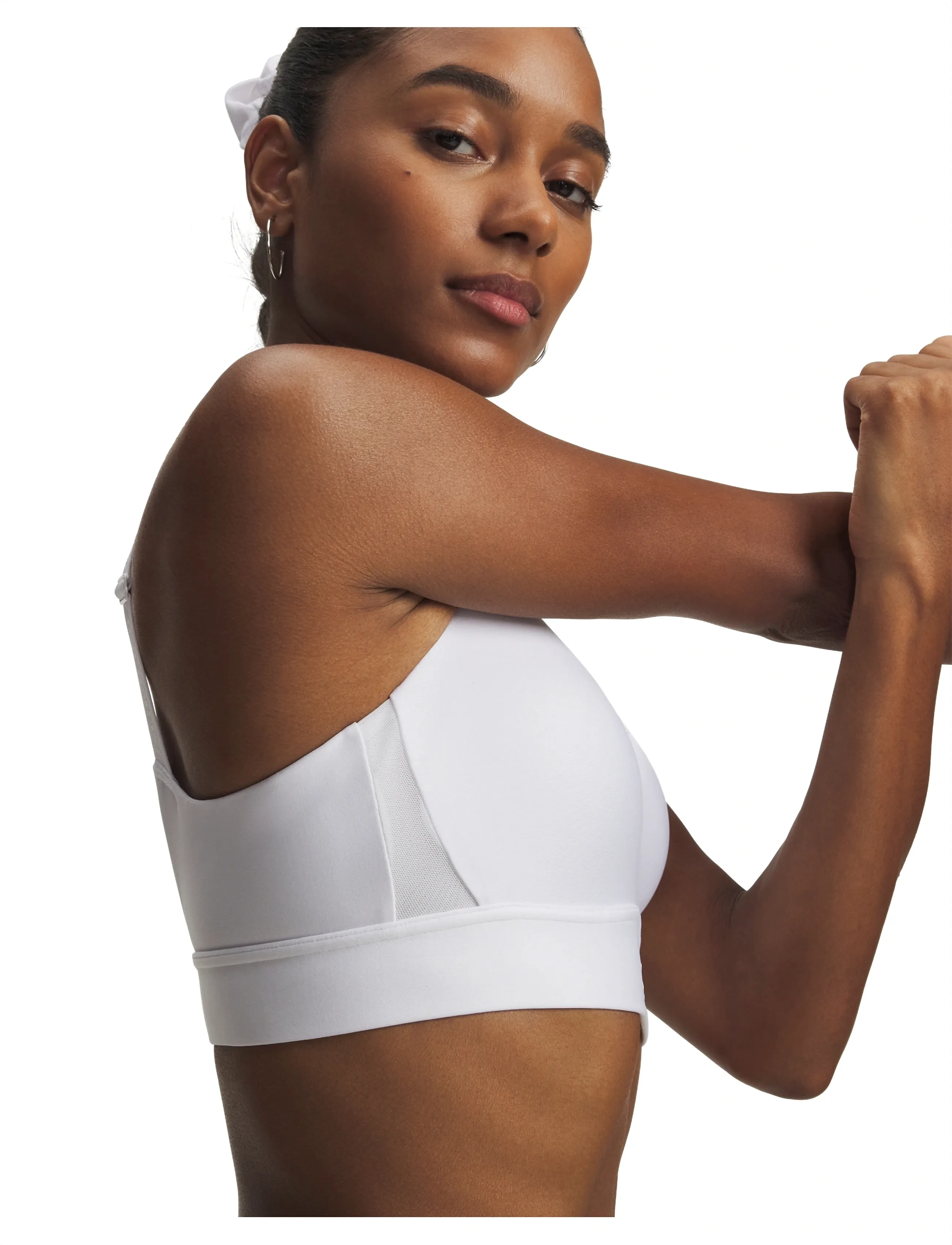 Under Armour - UA Infinity Mid 2.0 Bra - sport-bhs - white - 4