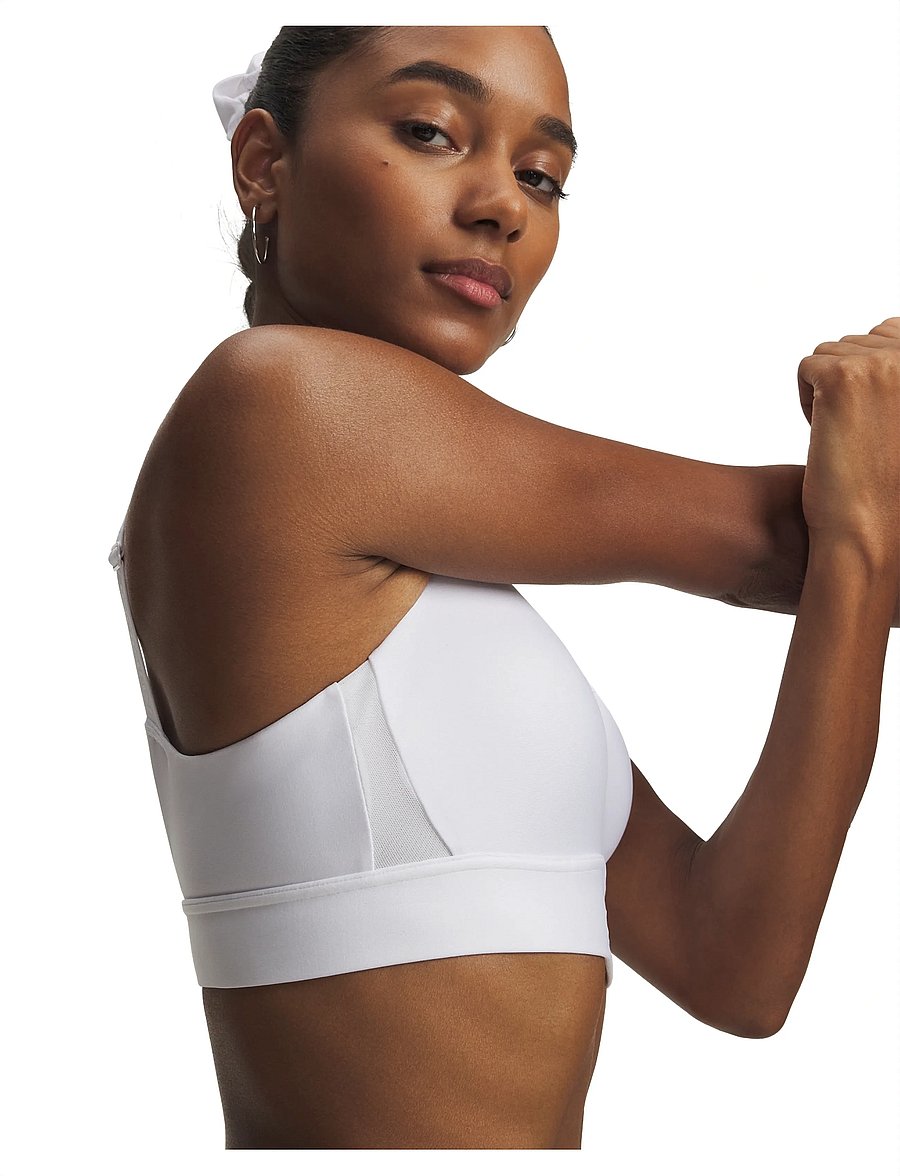 Under Armour - UA Infinity Mid 2.0 Bra - sport-bhs - white - 4