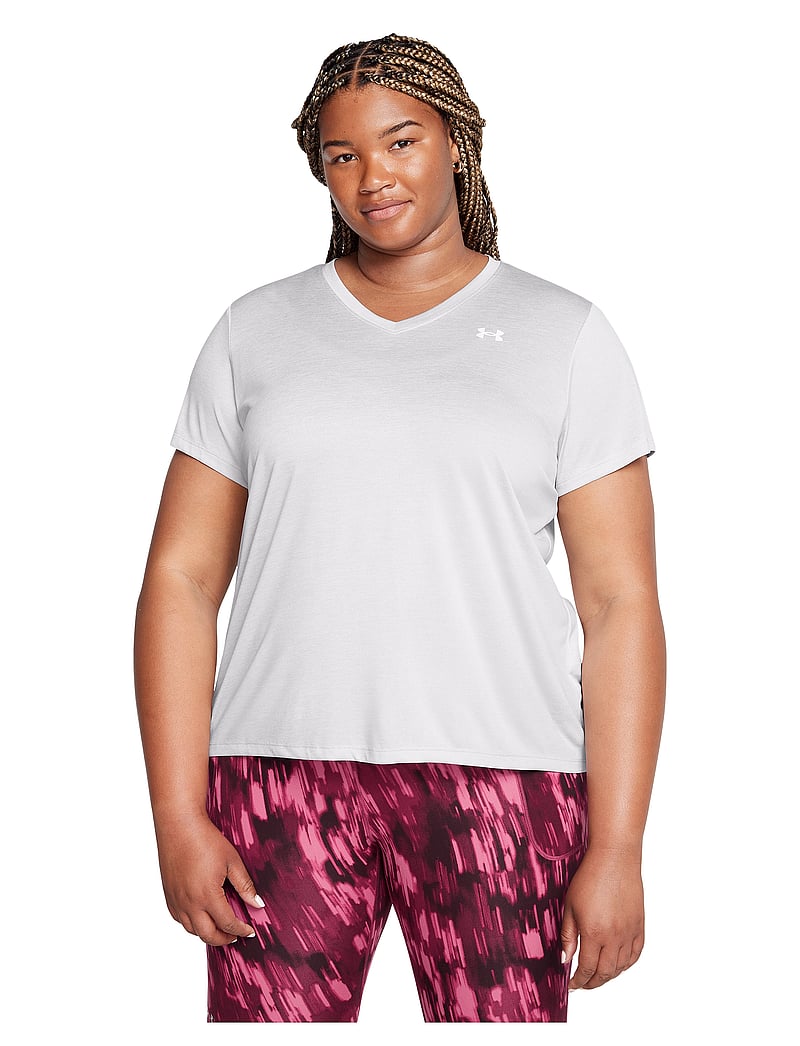 Under Armour - Tech SSV- Twist& - t-shirts - halo gray - 0