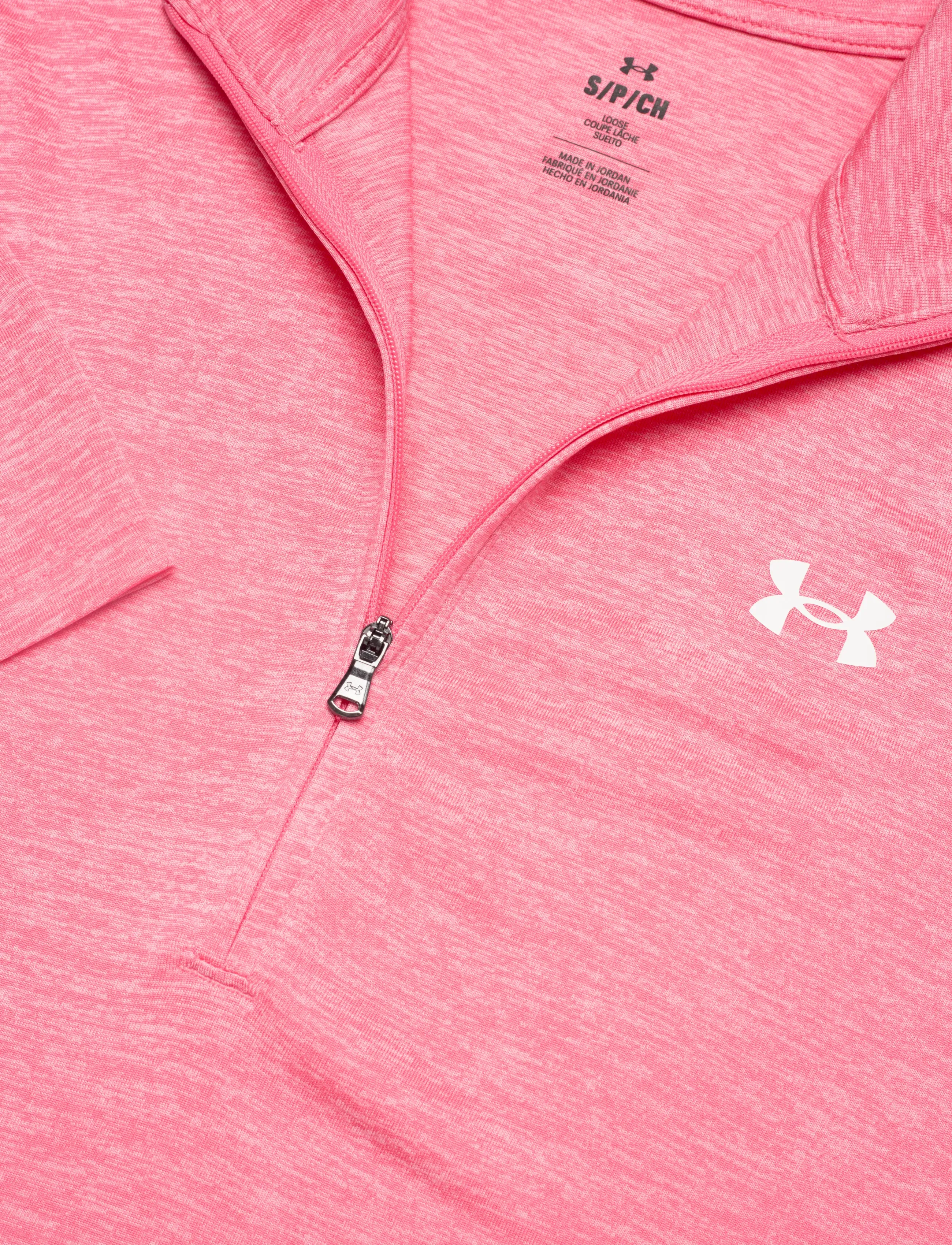 Under Armour - Tech 1/2 Zip- Twist - oberteile - bittersweet pink - 5