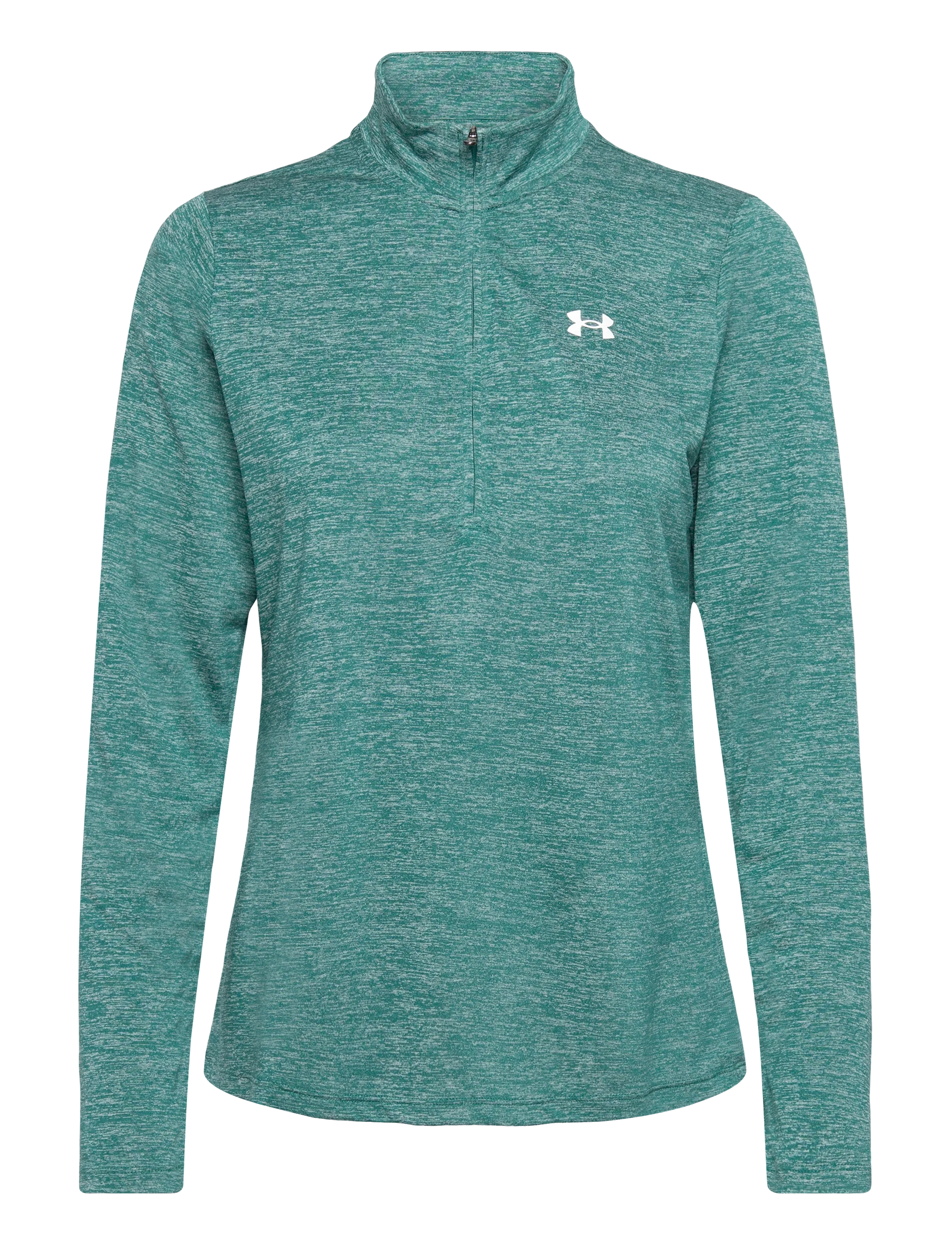 Under Armour Tech 1/2 Zip- Twist - Under Armour - RACK GREEN / green