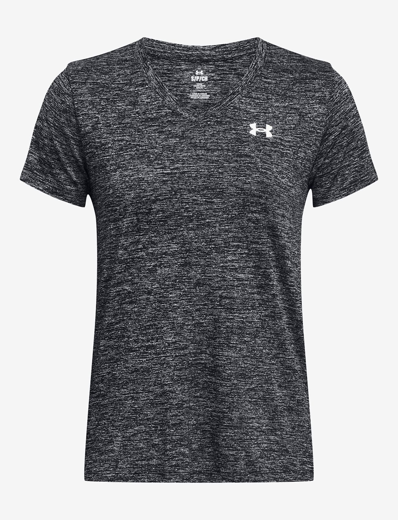 Under Armour - Tech SSV- Twist - t-shirts - black - 0