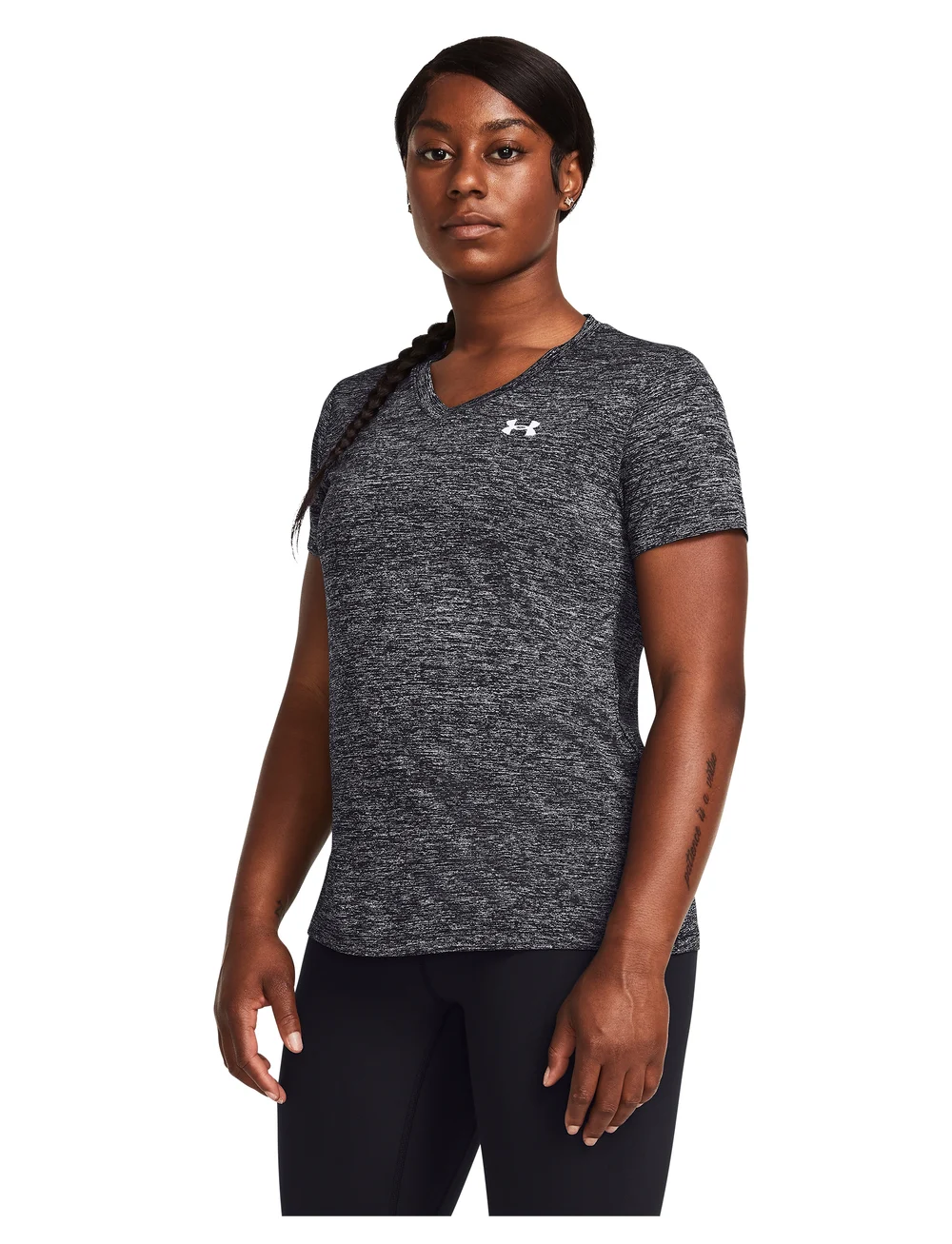 Under Armour - Tech SSV- Twist - t-shirts - black - 0
