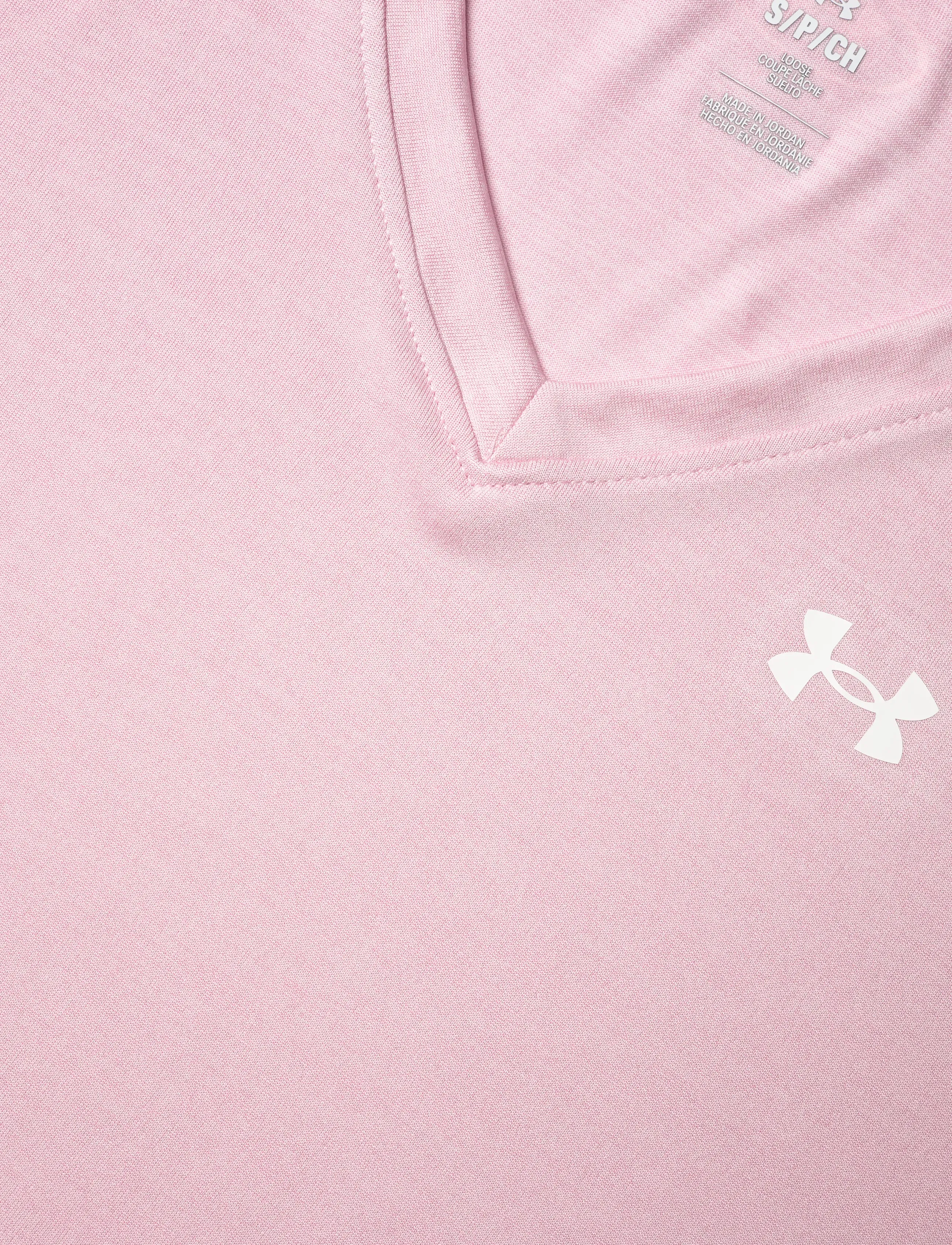 Under Armour - Tech SSV- Twist - t-shirts - prime pink - 4
