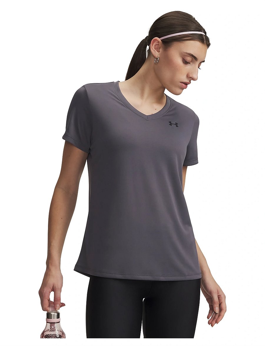 Under Armour - Tech SSV- Solid - t-shirts - castlerock - 0