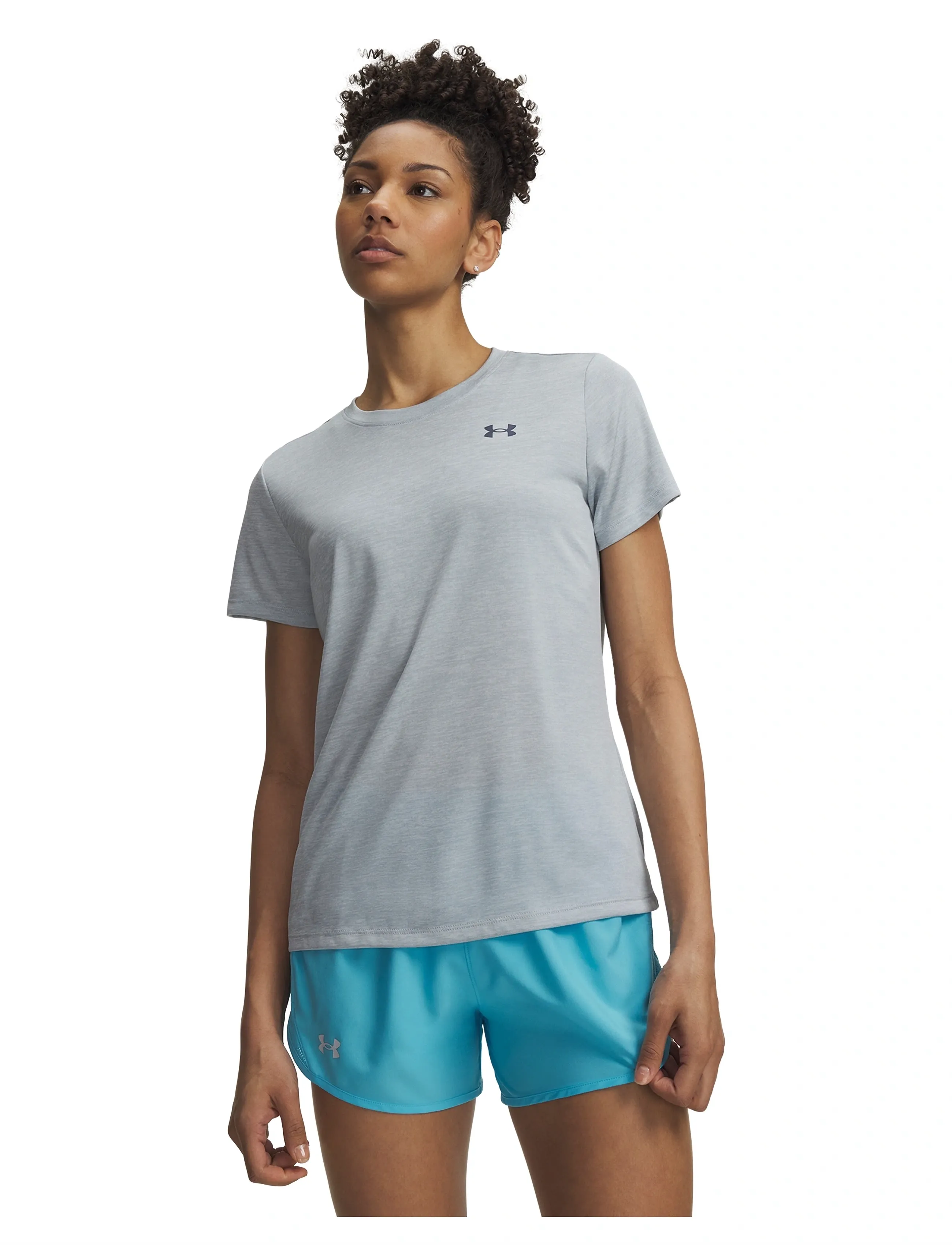 Under Armour Tech SSC- Twist - T-Shirts & Tops - BLUE FOG / blue