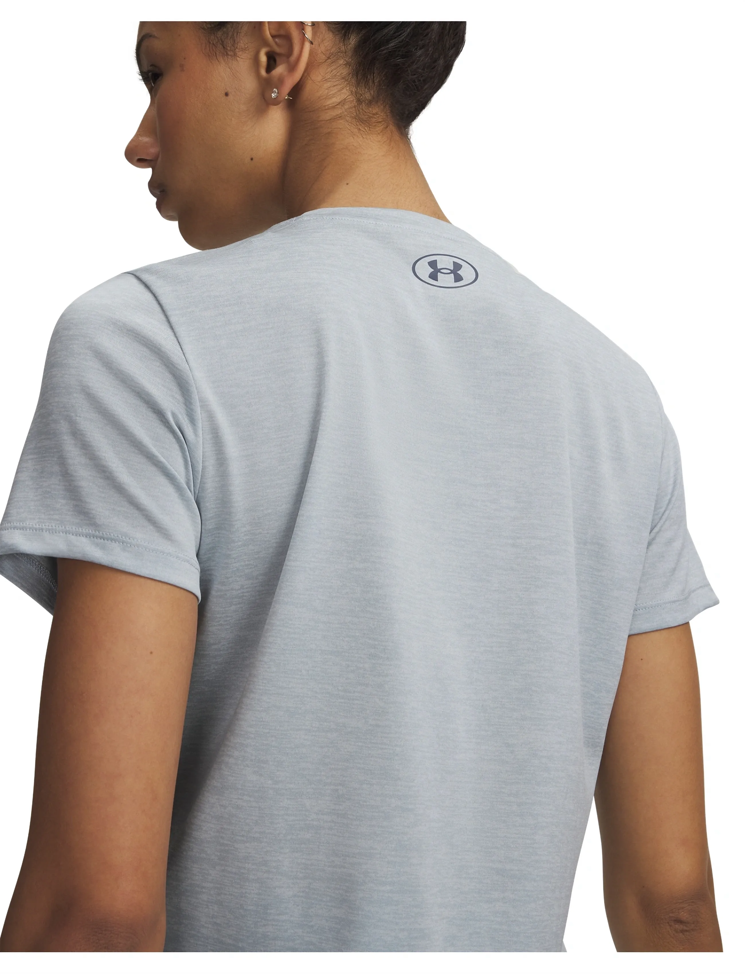Under Armour - Tech SSC- Twist - t-shirts - blue fog - 4