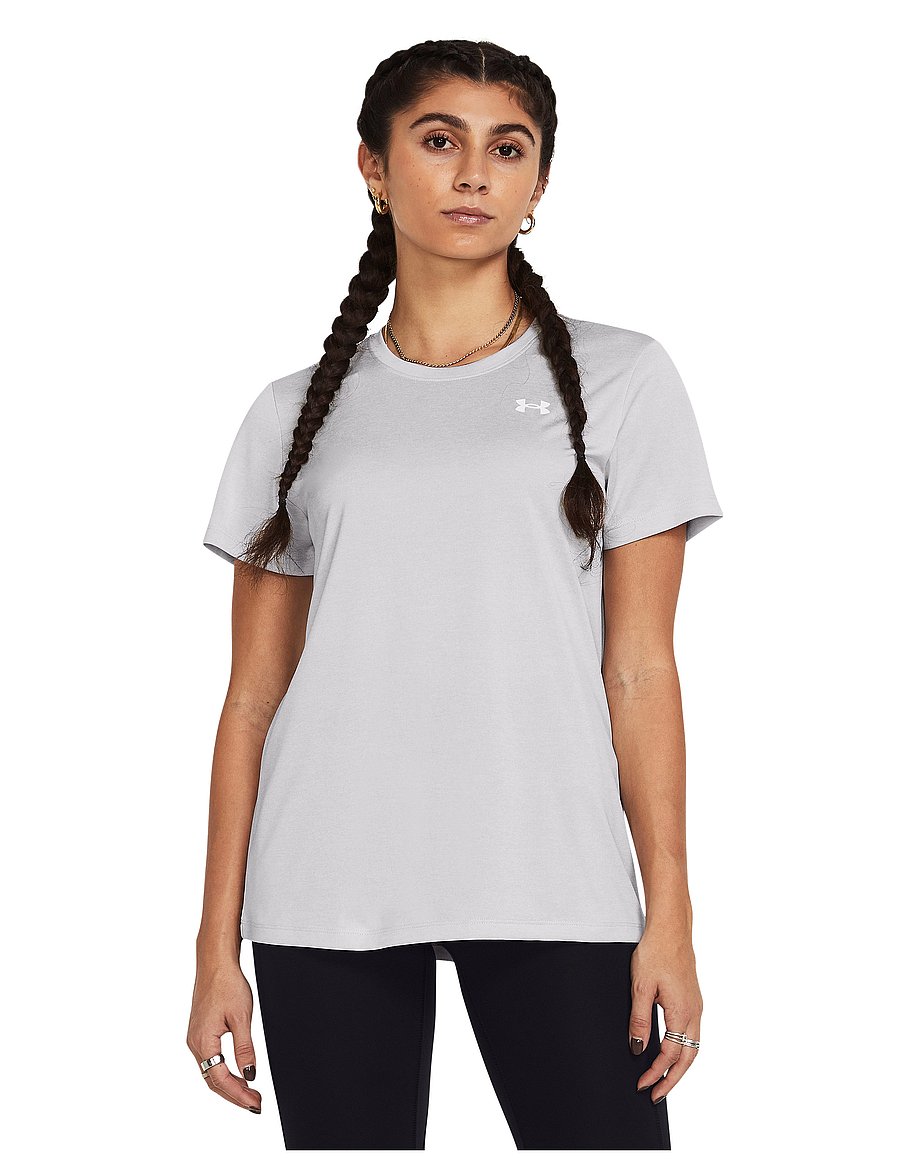 Under Armour - Tech SSC- Twist - t-shirts - halo gray - 0