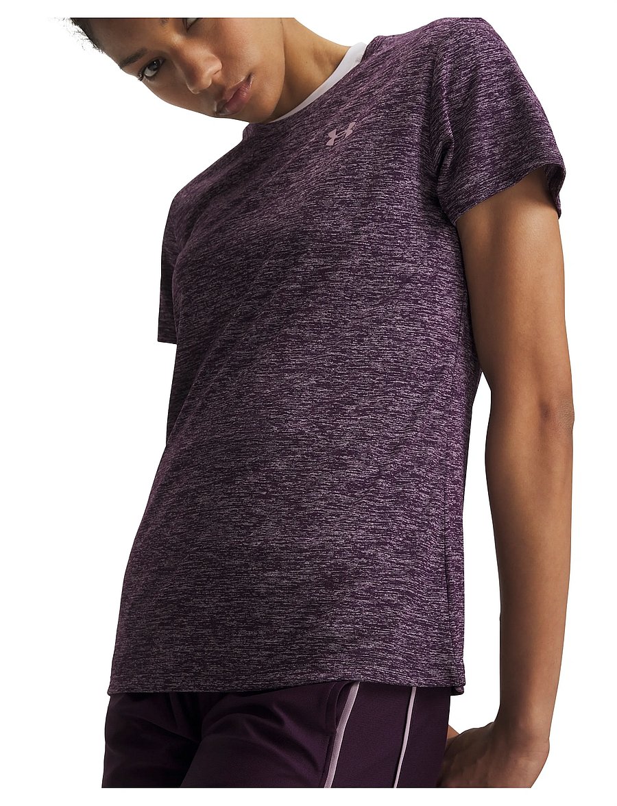 Under Armour - Tech SSC- Twist - t-shirts - purple echo - 4