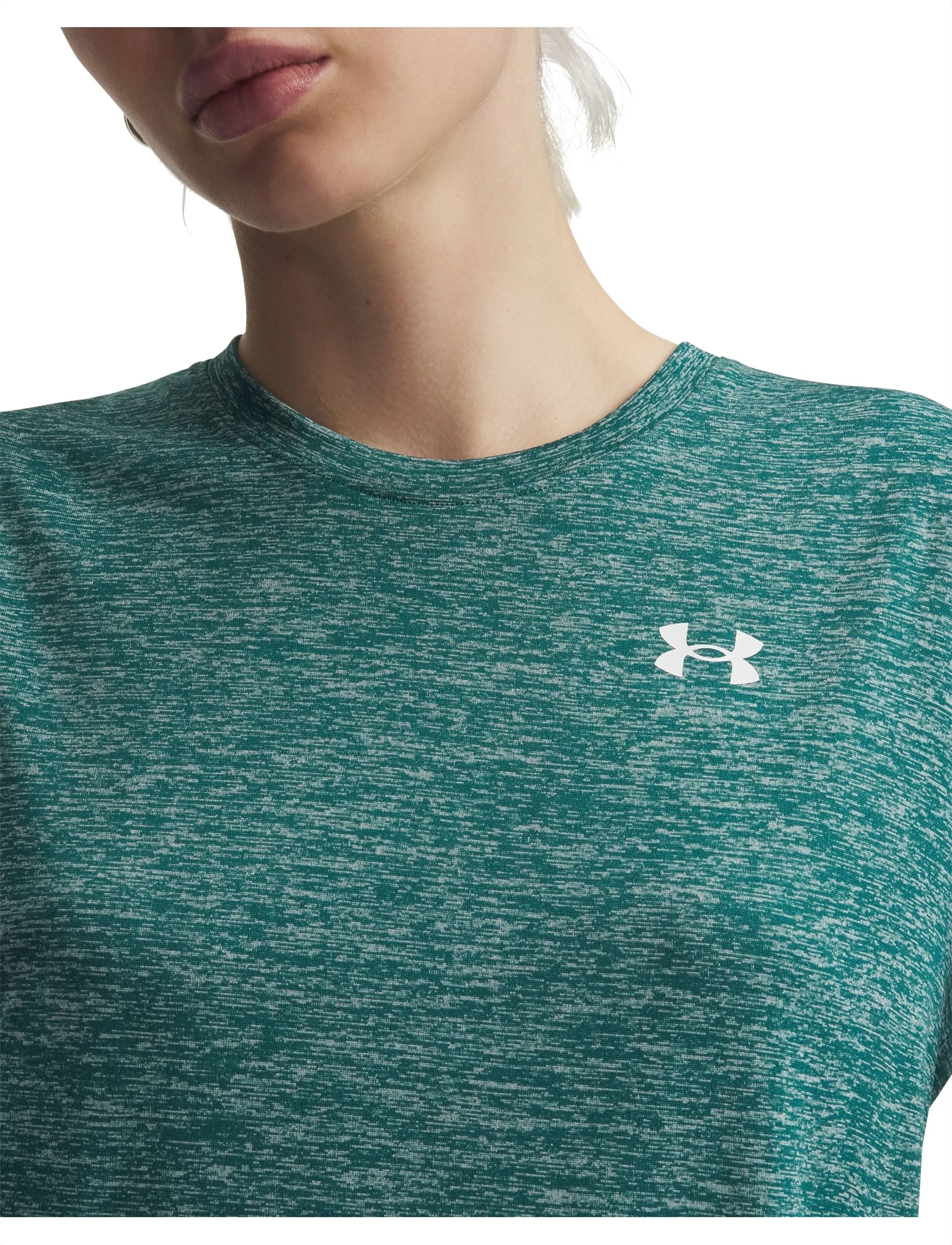 Under Armour - Tech SSC- Twist - t-shirts - rack green - 4
