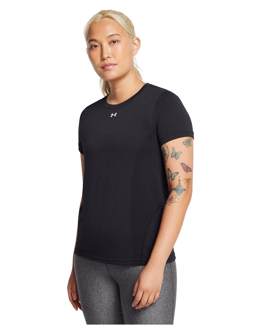 Under Armour - Vanish Seamless Loose SS - t-shirts - black - 0