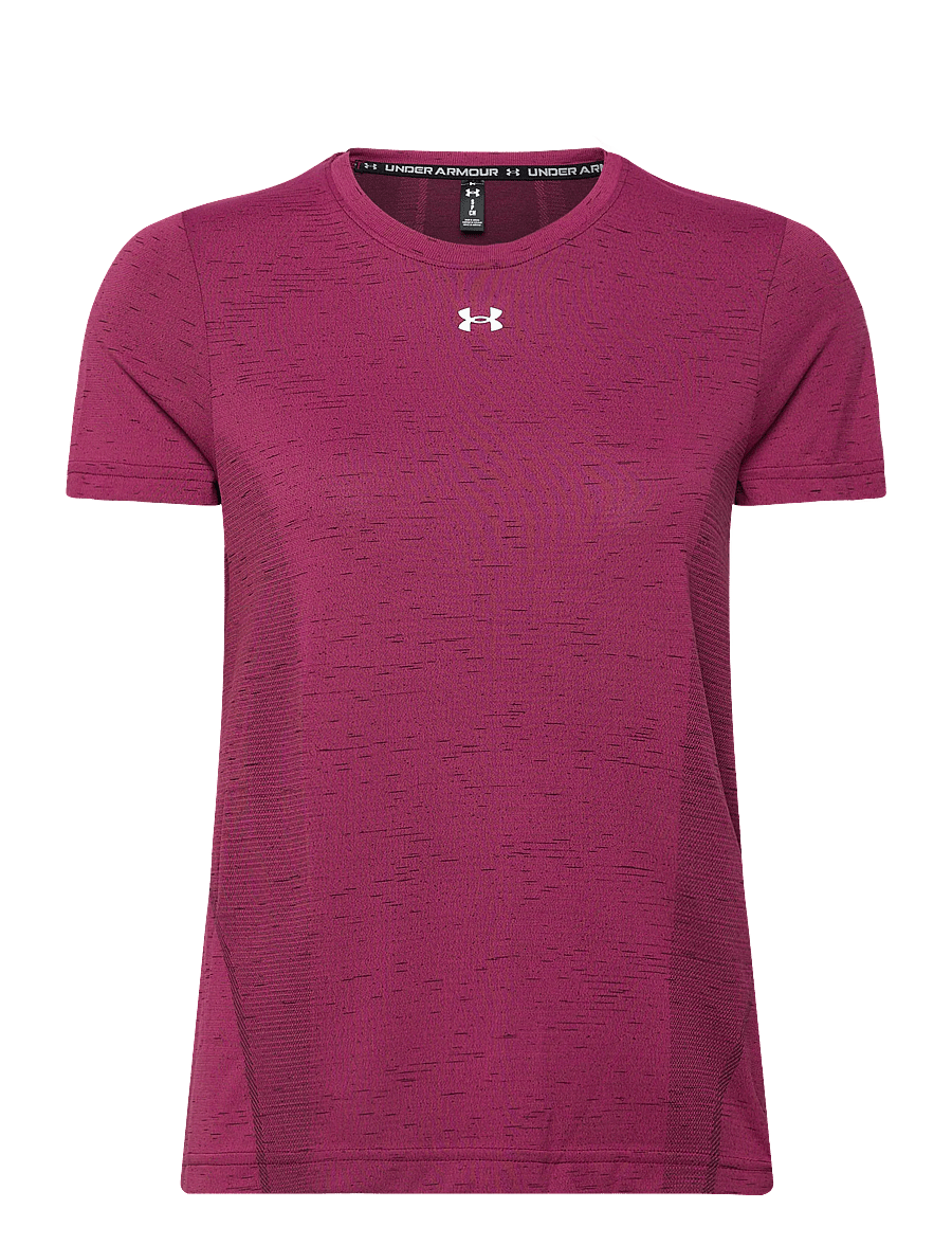 Under Armour - Vanish Seamless Loose SS - t-shirts - fuchsia dusk - 1