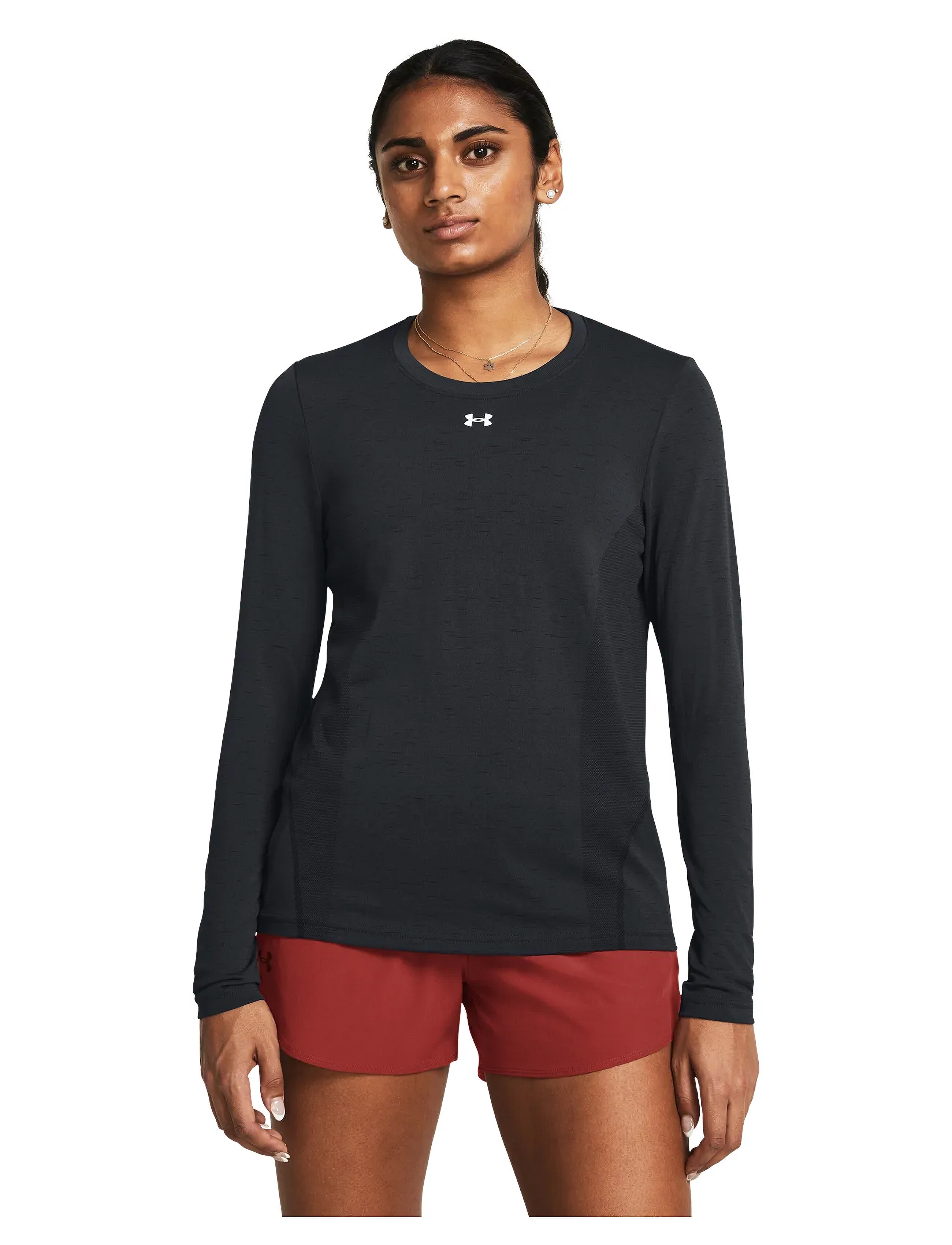 Under Armour Vanish Seamless Loose LS - Långärmade tröjor - BLACK / black