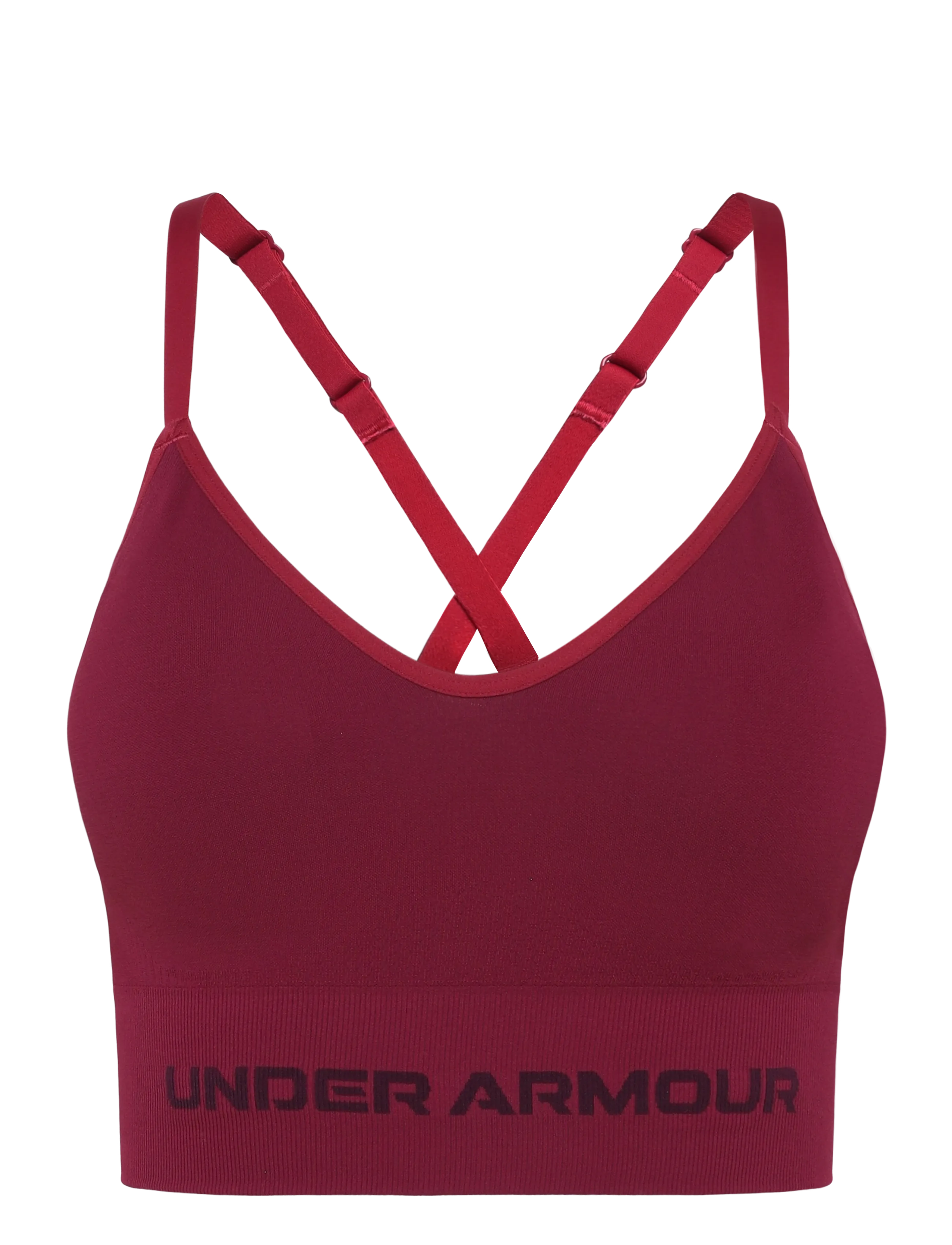 UNDER ARMOUR Vanish Seamless Low BH Burgundy - L - Damen