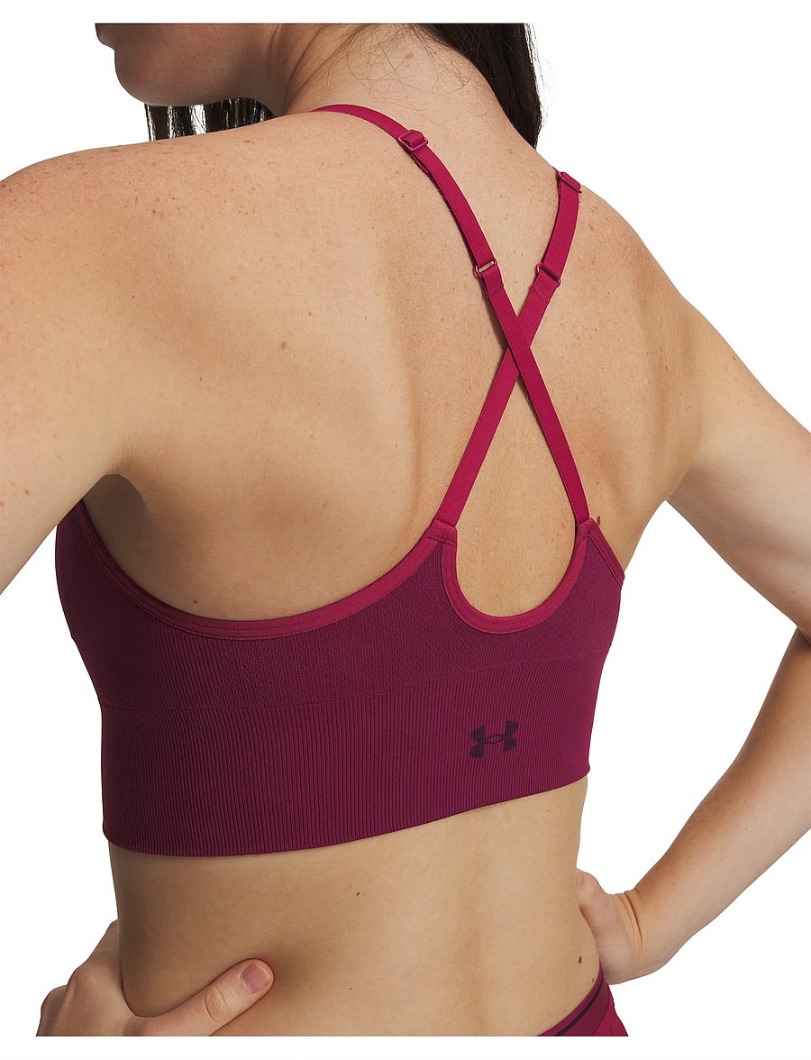 Under Armour - Vanish Seamless Low Bra - sports-bh'er - claret - 4