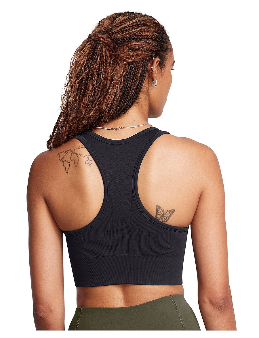 Under Armour - Vanish Seamless Mid Bra - sports bras - black - 3