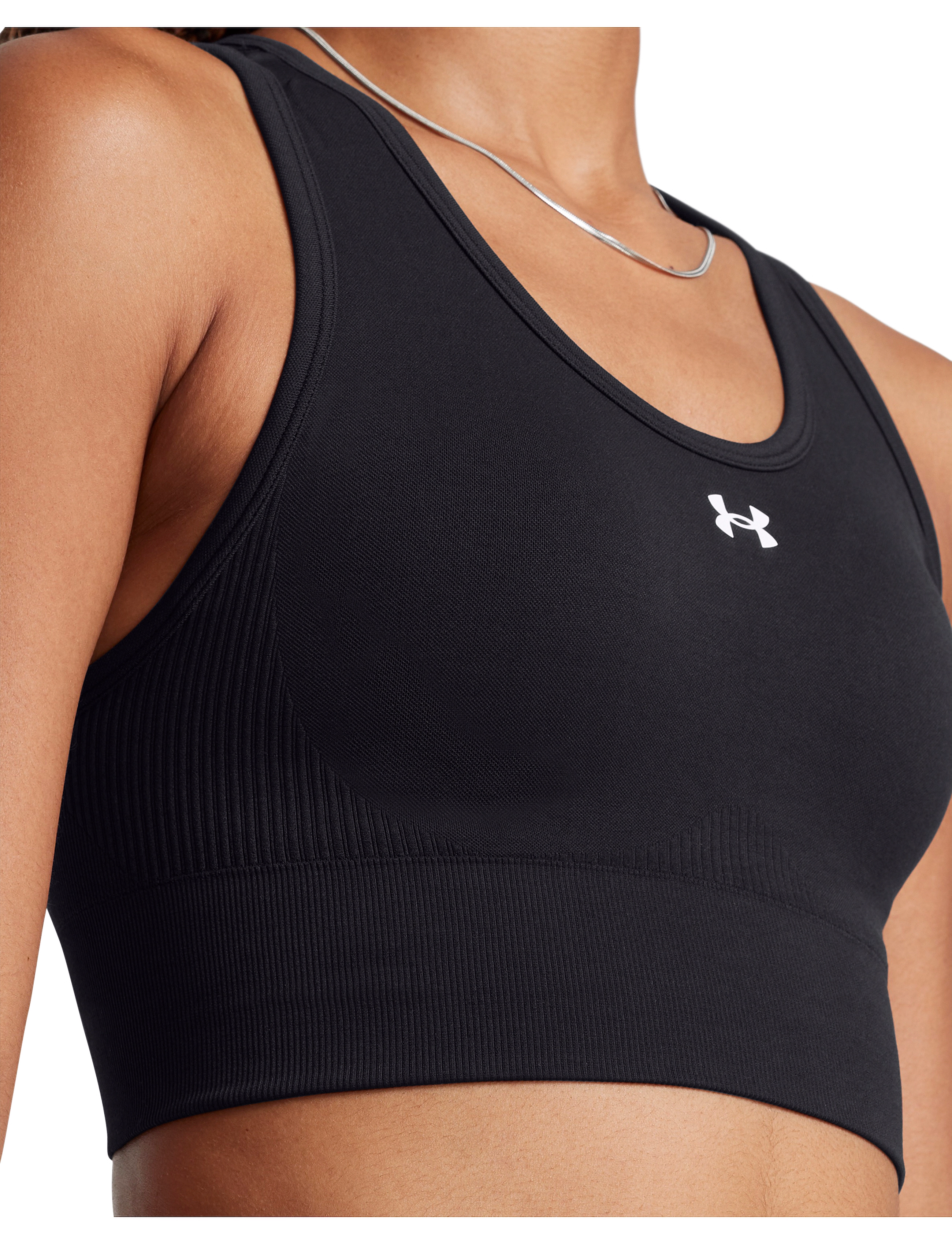 Under Armour - Vanish Seamless Mid Bra - sport - black - 4