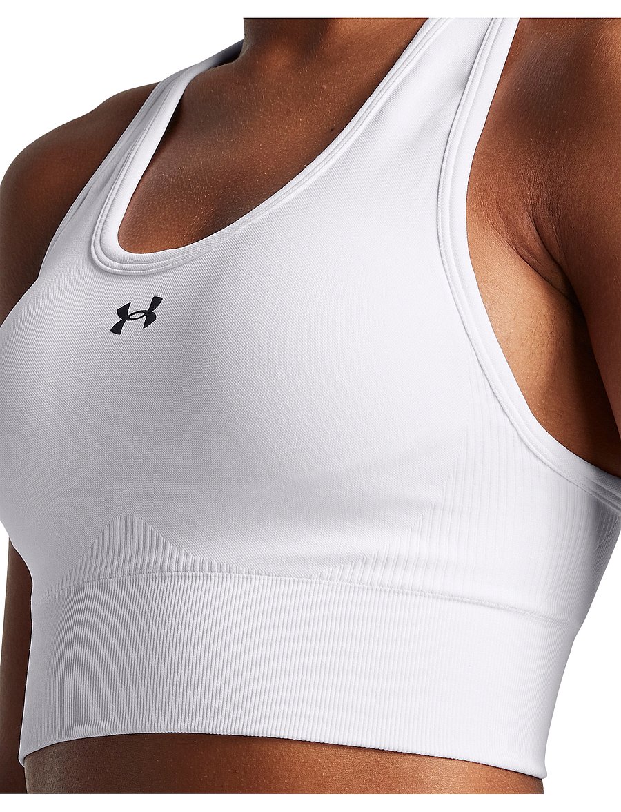 Under Armour - Vanish Seamless Mid Bra - sport-bhs - white - 4