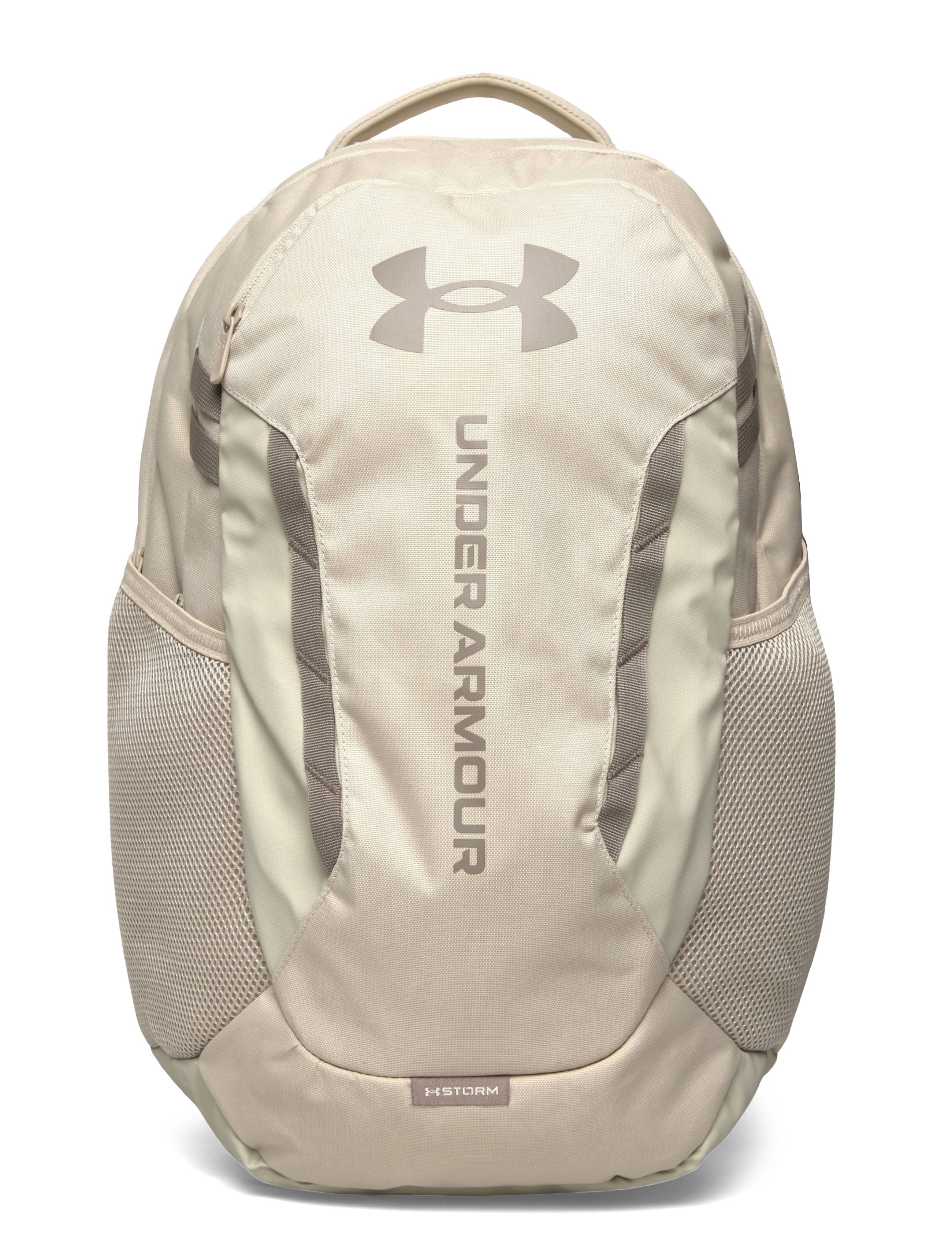 Under Armour Ua Hustle 6.0 Backpack, Mænd, Sports Rygsæk, Beige, Str: ONE SIZE