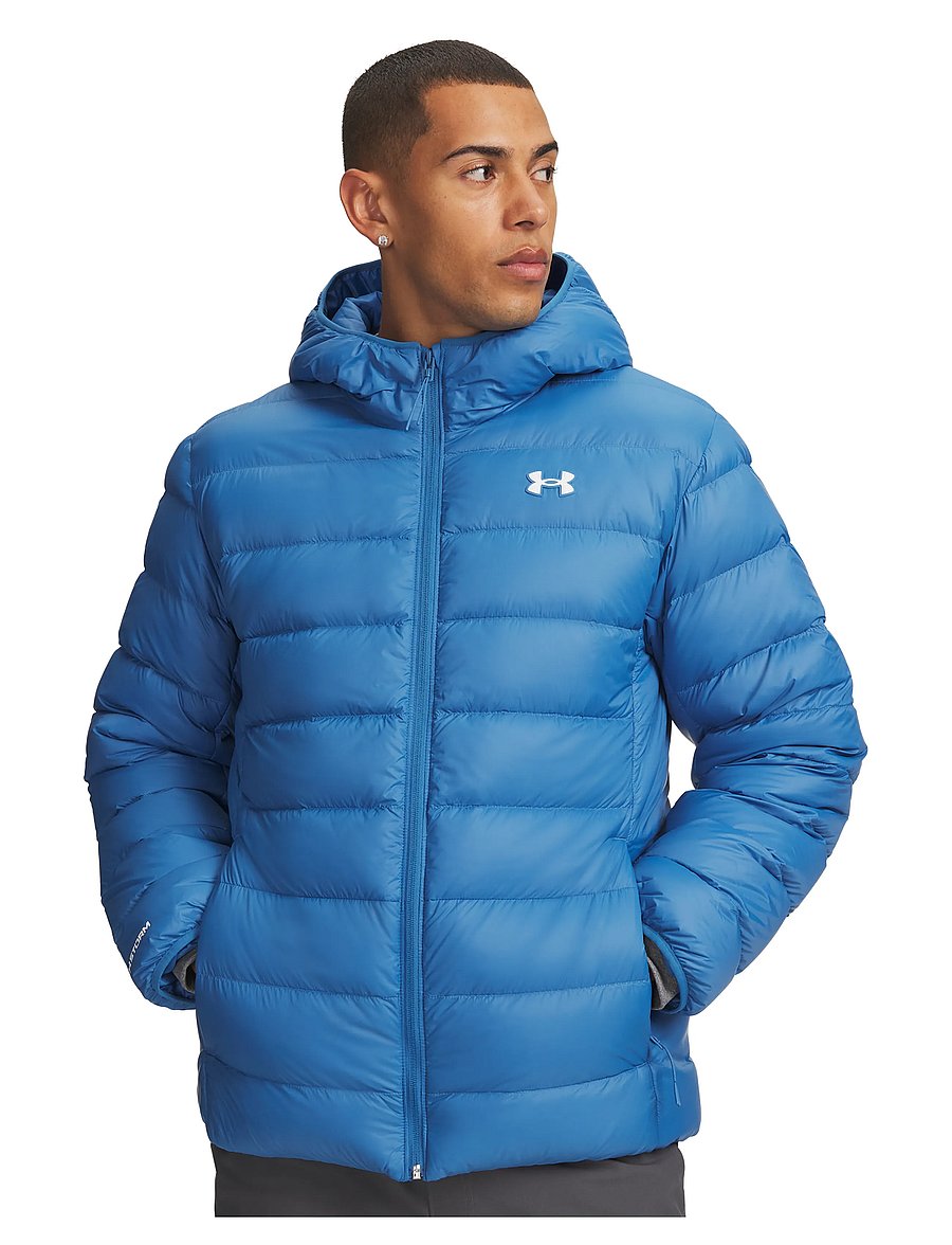 Under Armour - LEGEND DOWN HOODED JACKET - outdoor jacken - aegean blue - 0