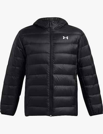 Under Armour LEGEND DOWN HOODED JACKET - Yttertøy - BLACK / black