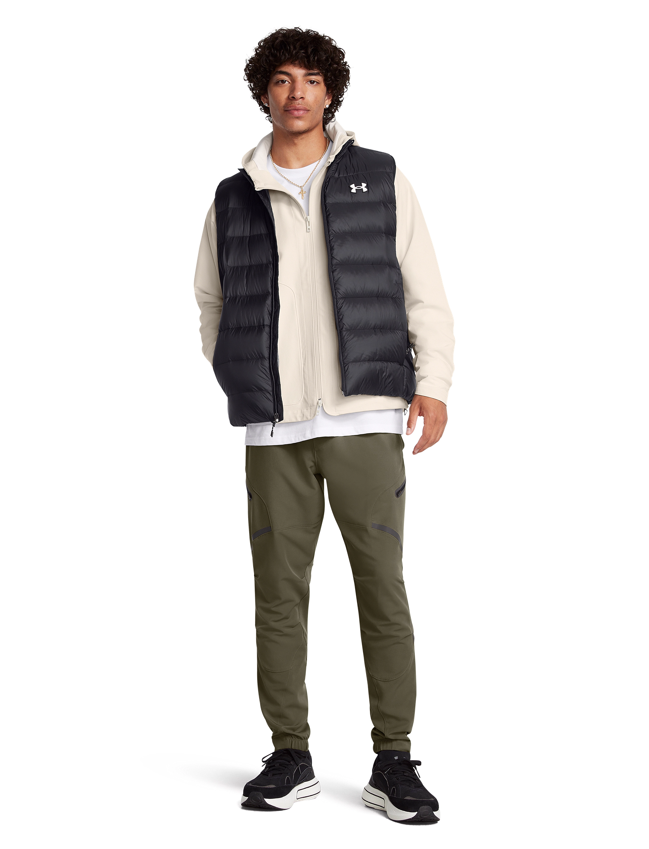 Under Armour - LEGEND DOWN VEST - outdoor - black - 4