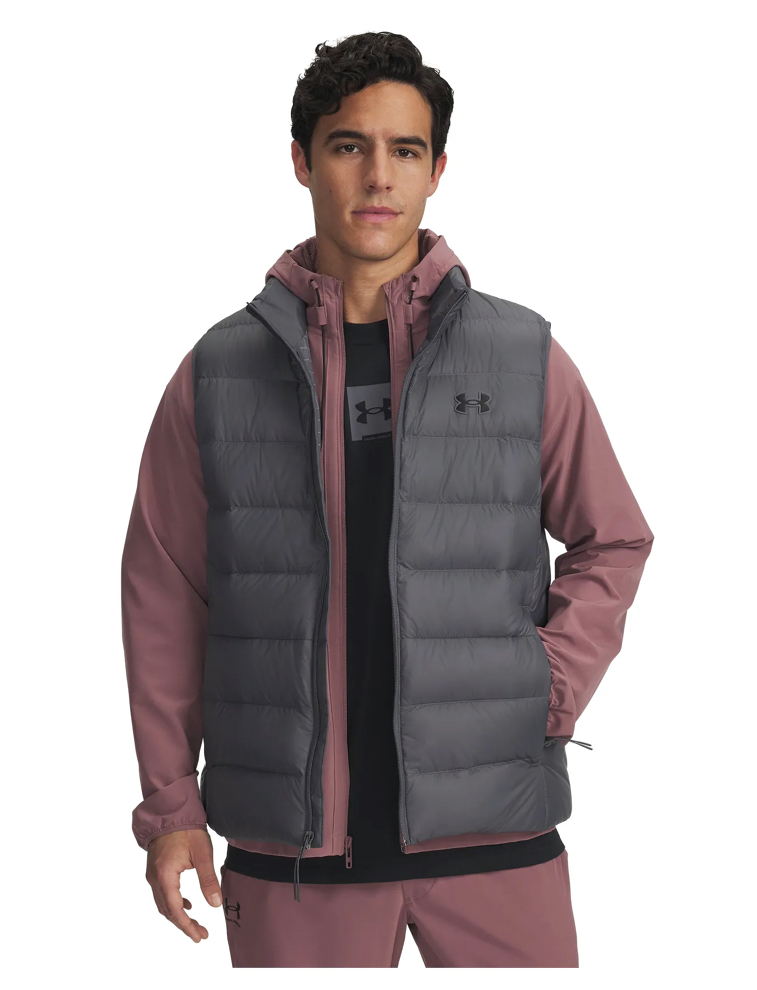 Under Armour Legend Down Vest, M, Sport Jackets, Grau - Westen, Männerswear
