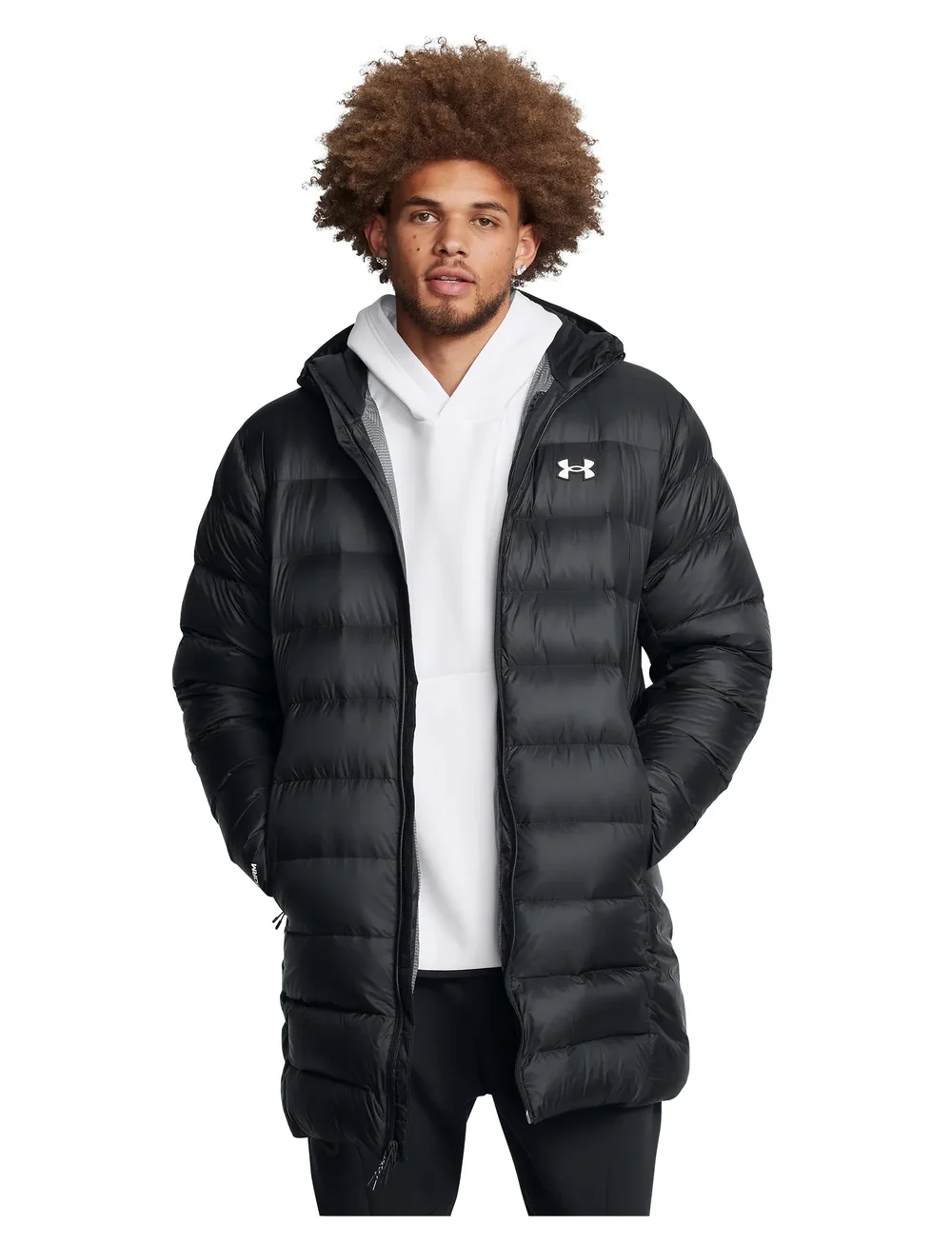 Under Armour - LEGEND DOWN PARKA - parkasjackor - black - 0