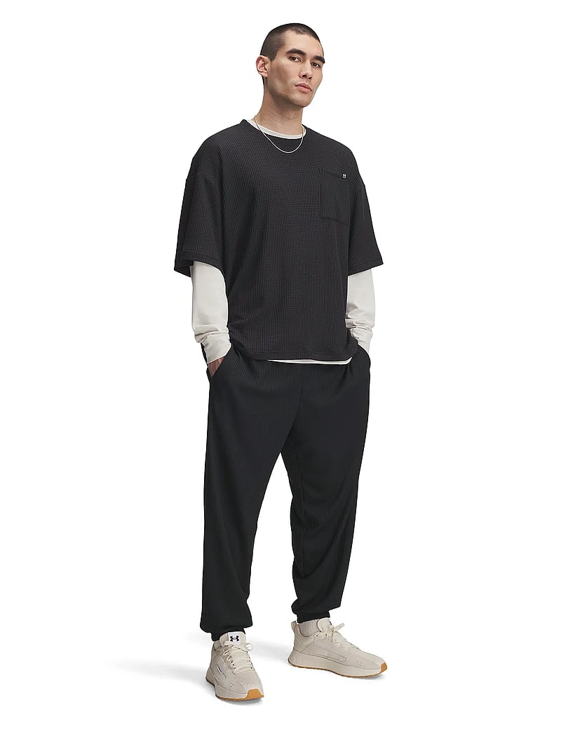 Under Armour - UA Rival Waffle Jogger - pants - black - 4