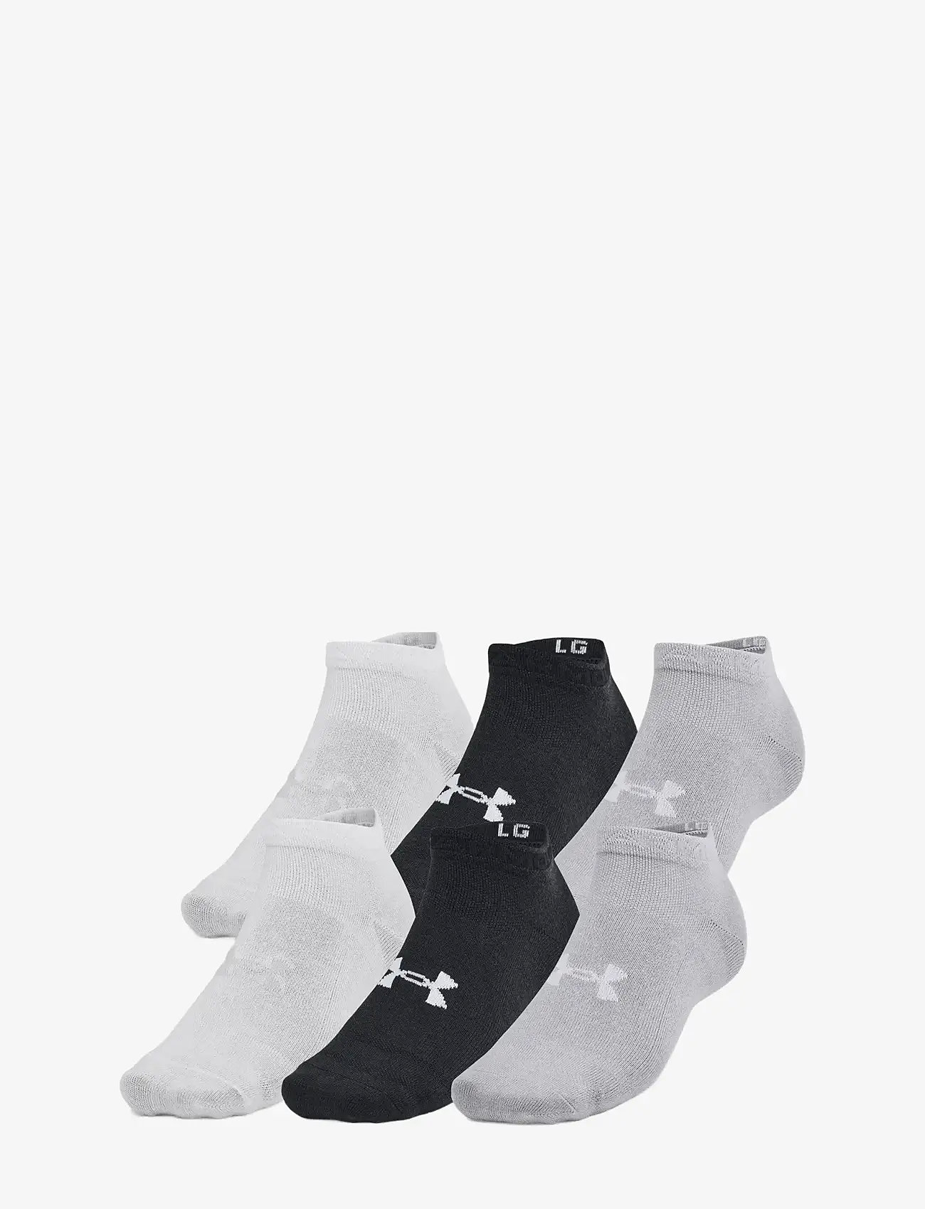 Under Armour - Unisex UA Essential 6pk Low - strümpfe - black - 0