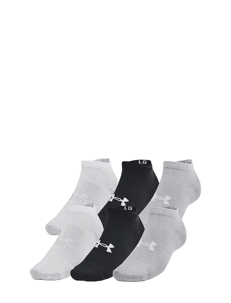 Under Armour - Unisex UA Essential 6pk Low - strümpfe - black - 0