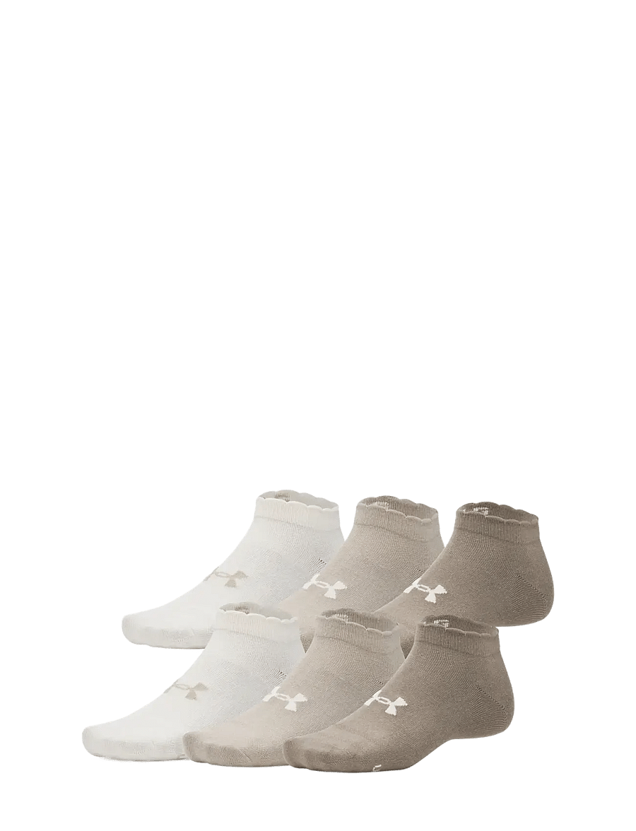 Under Armour - Unisex UA Essential 6pk Low - taupe dusk - 0
