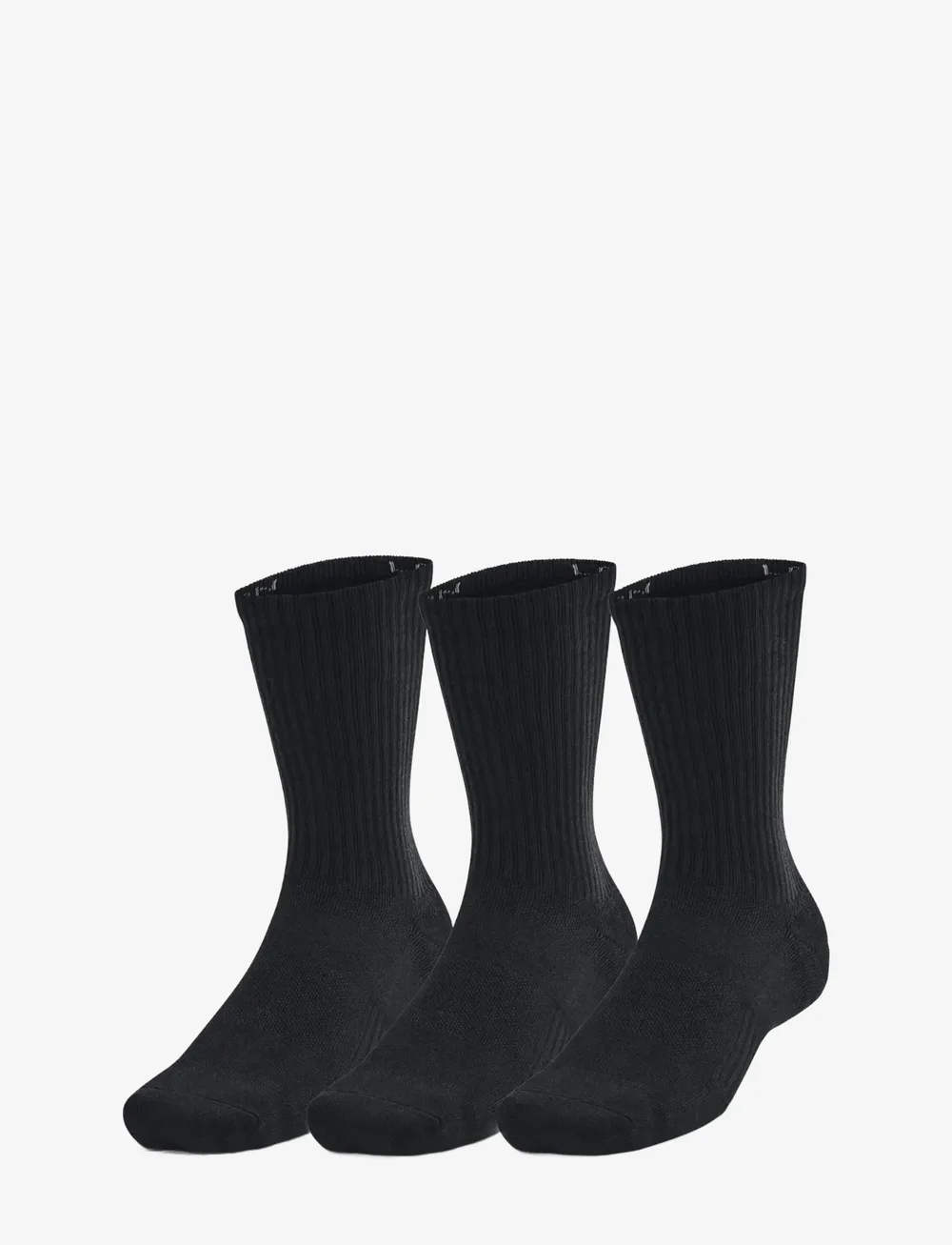 Under Armour - Unisex UA TC 3pk Crew - sportinės kojinės - black - 0