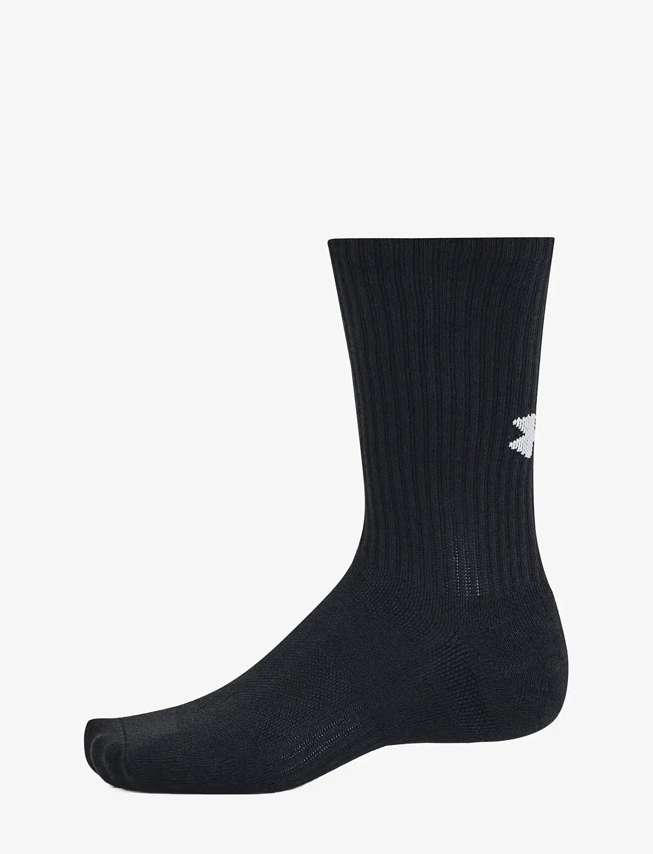 Under Armour - Unisex UA TC 3pk Crew - träningsstrumpor - black - 2