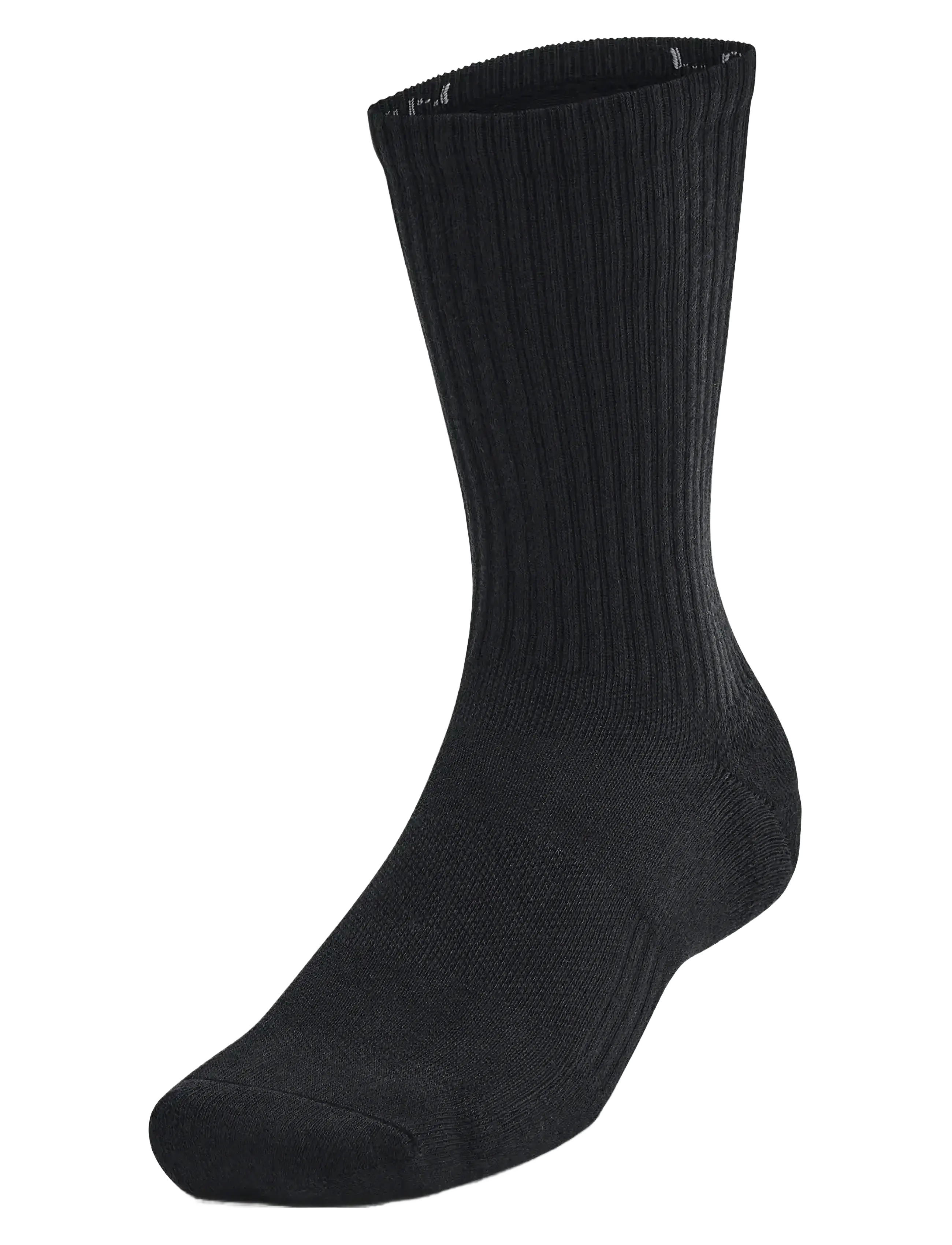Under Armour - Unisex UA TC 3pk Crew - spordisokid - black - 3