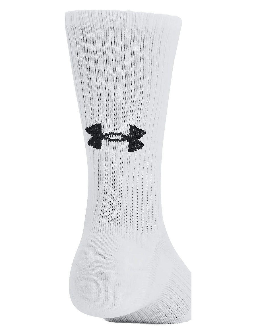 Under Armour - Unisex UA TC 3pk Crew - chaussettes de sport - white - 1