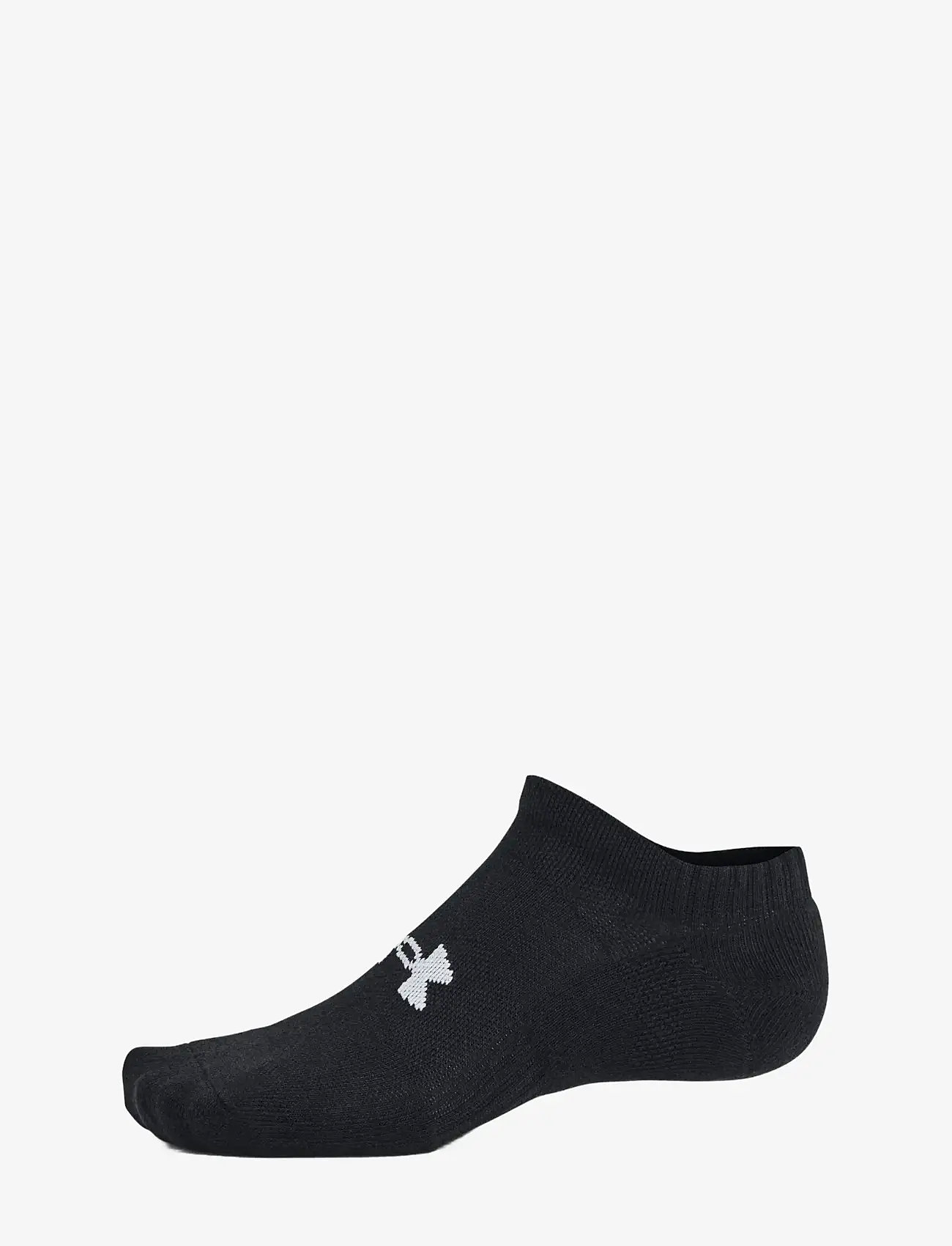 Under Armour - Unisex UA TC 3pk No Show - träningsstrumpor - black - 2