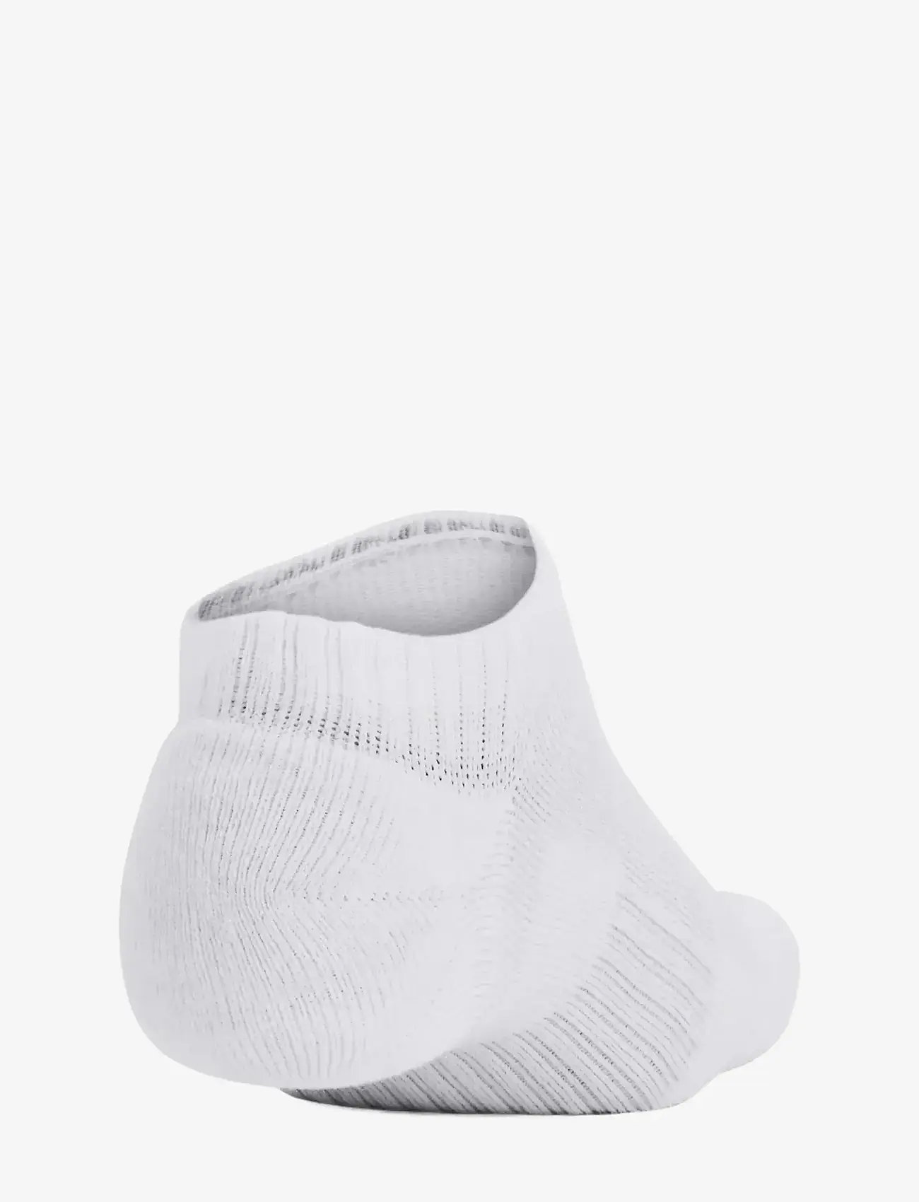 Under Armour - Unisex UA TC 3pk No Show - träningsstrumpor - white - 1