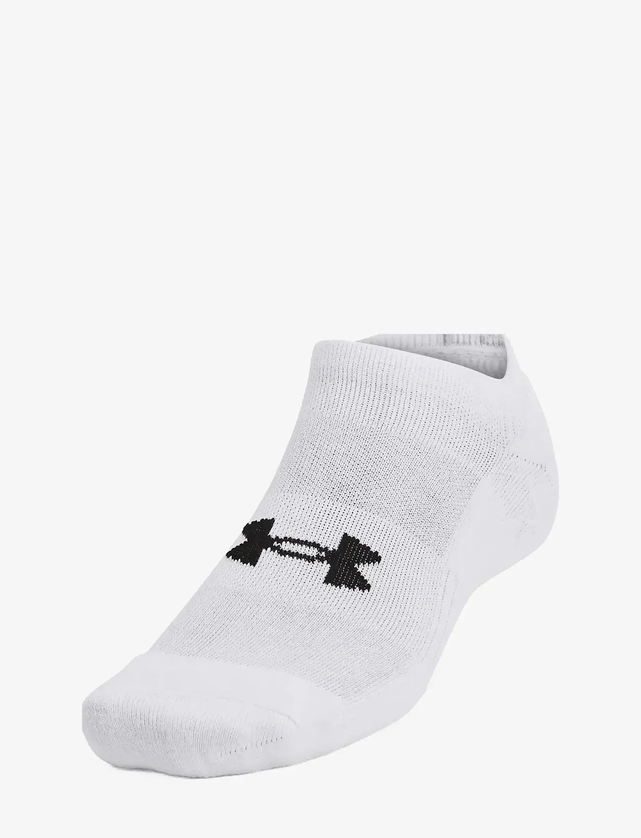 Under Armour - Unisex UA TC 3pk No Show - träningsstrumpor - white - 3