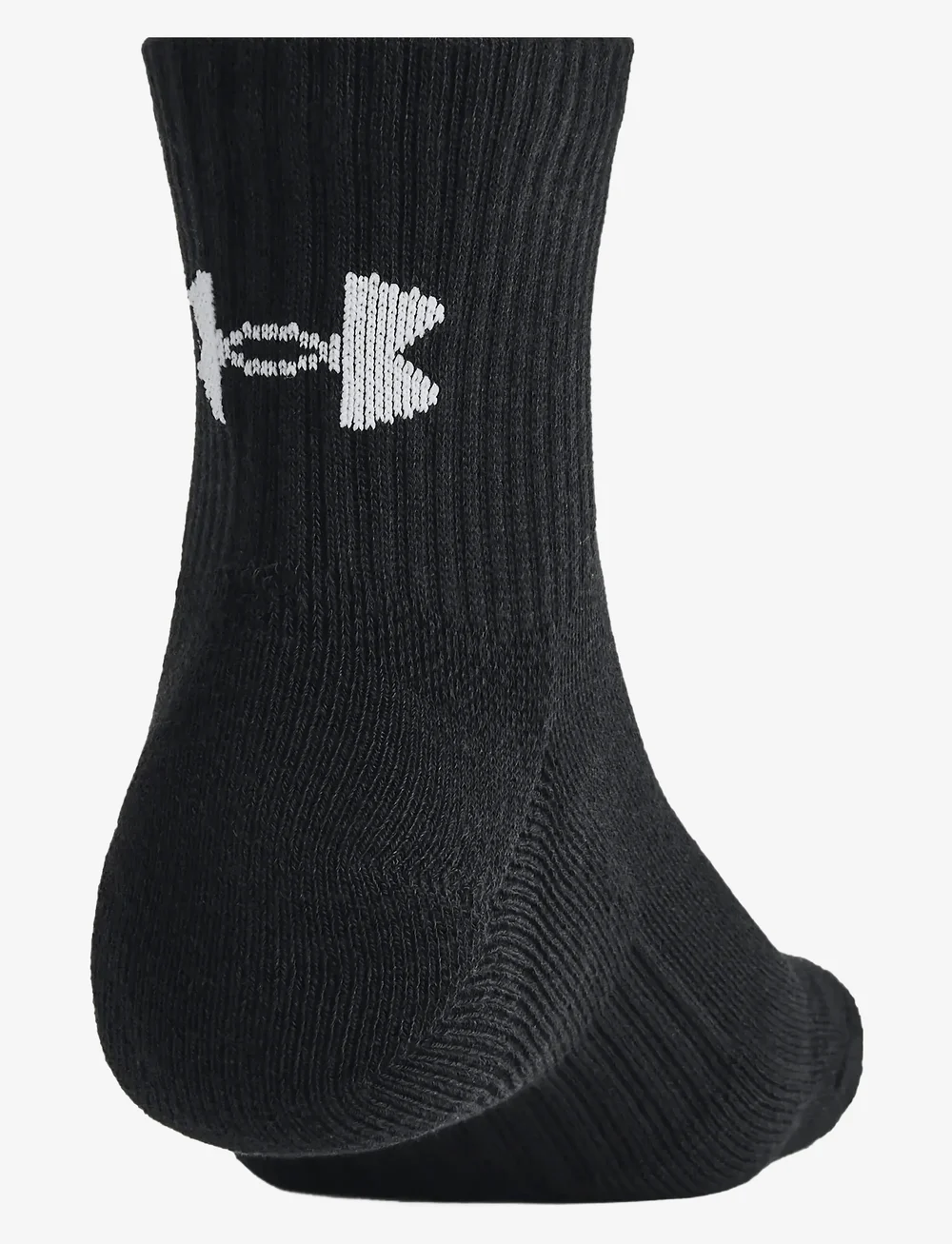 Under Armour - Unisex UA TC 3pk Qtr - träningsstrumpor - black - 1