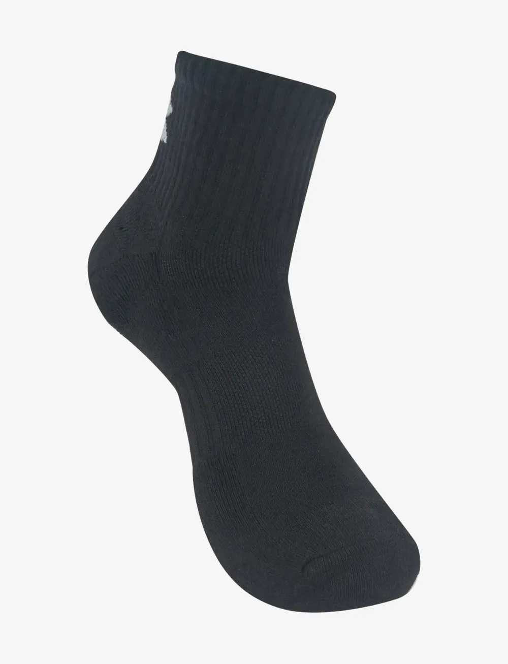 Under Armour - Unisex UA TC 3pk Qtr - träningsstrumpor - black - 2