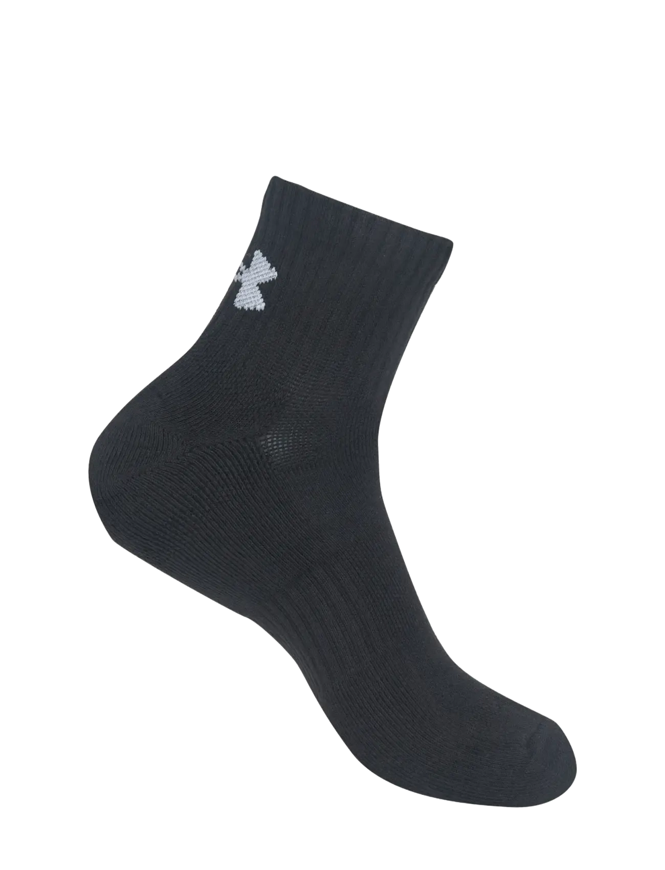 Under Armour - Unisex UA TC 3pk Qtr - chaussettes de sport - black - 3