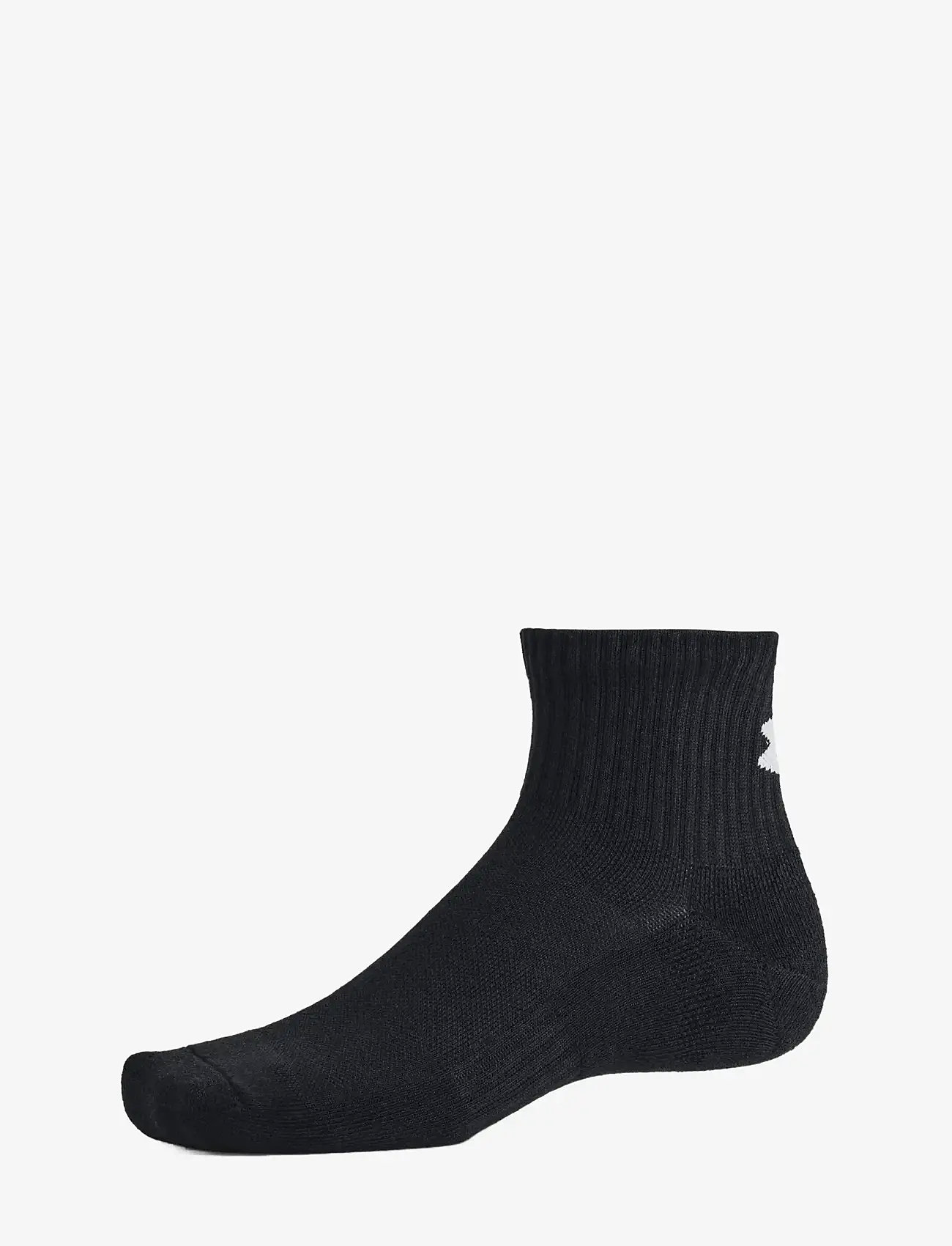 Under Armour - Unisex UA TC 3pk Qtr - strümpfe - black - 4