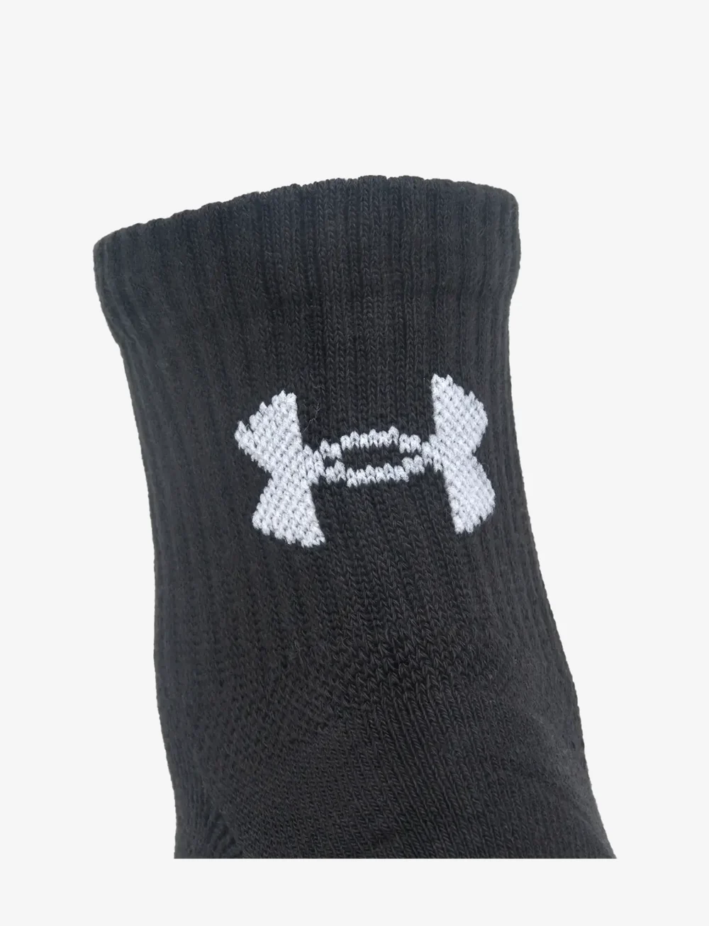 Under Armour - Unisex UA TC 3pk Qtr - träningsstrumpor - black - 5