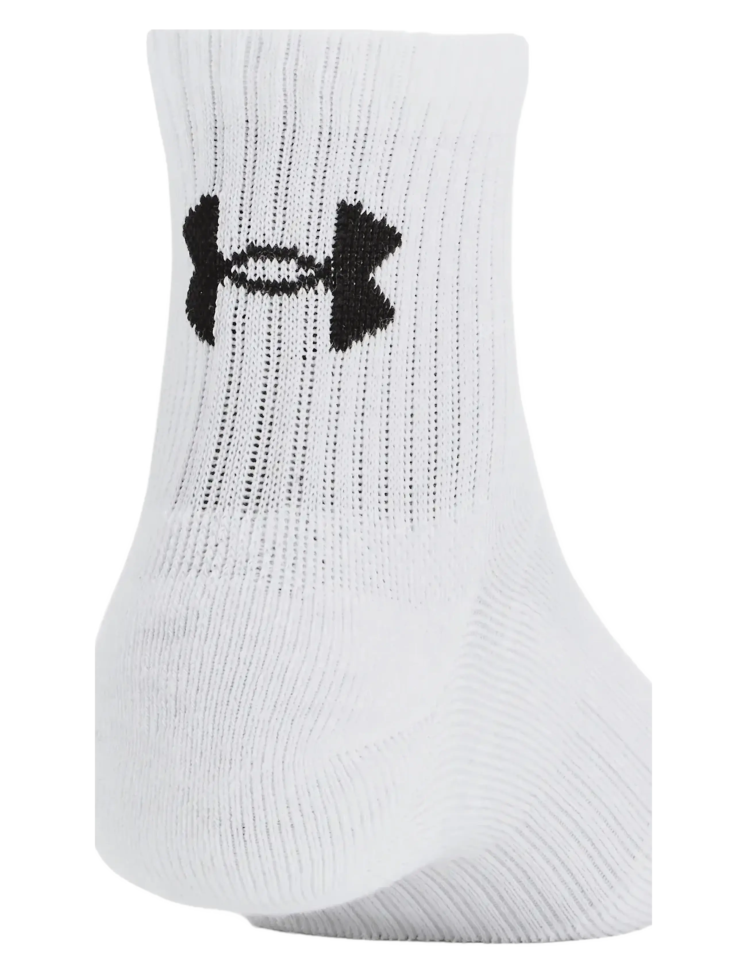 Under Armour - Unisex UA TC 3pk Qtr - treningssokker - white - 1