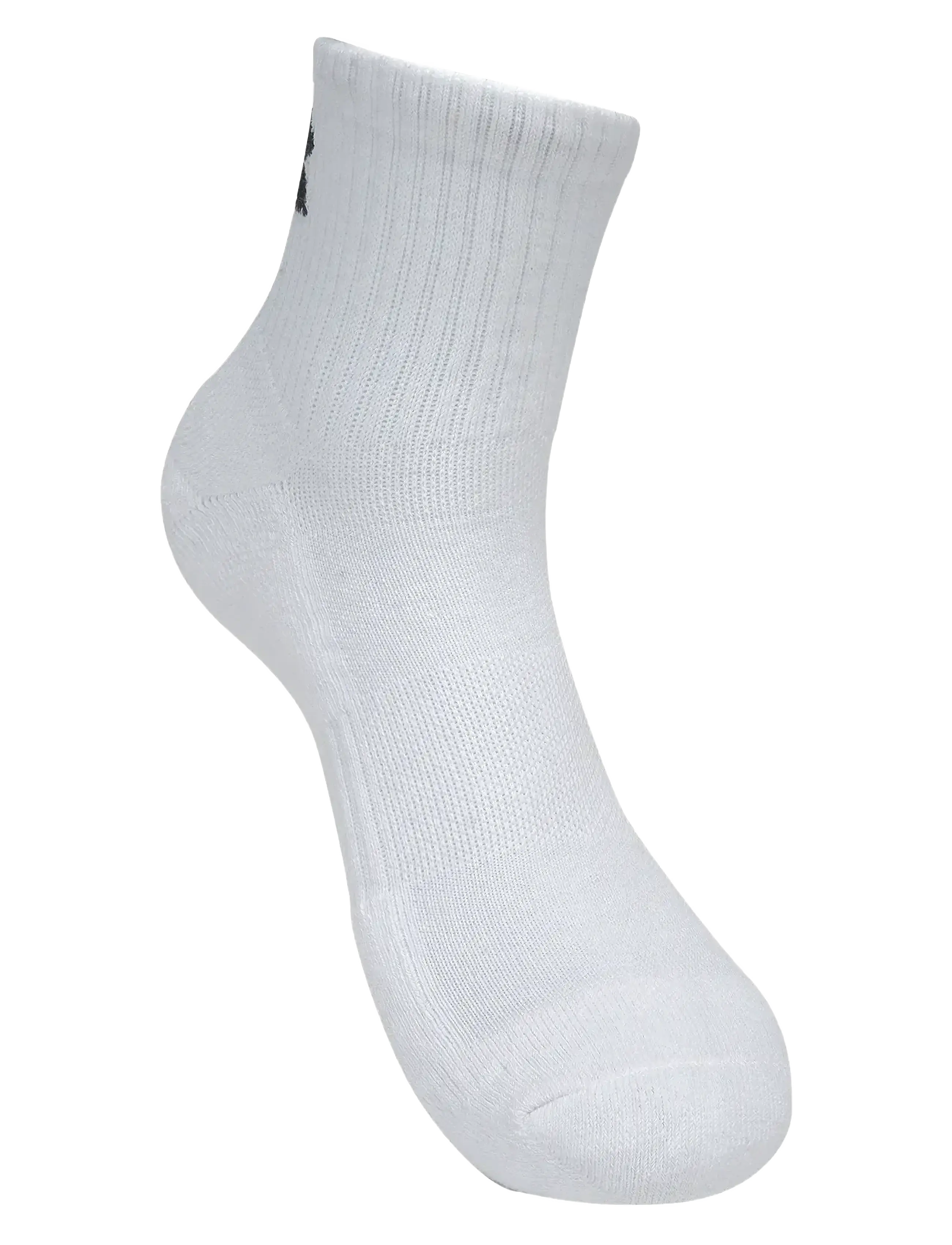 Under Armour - Unisex UA TC 3pk Qtr - treningssokker - white - 2