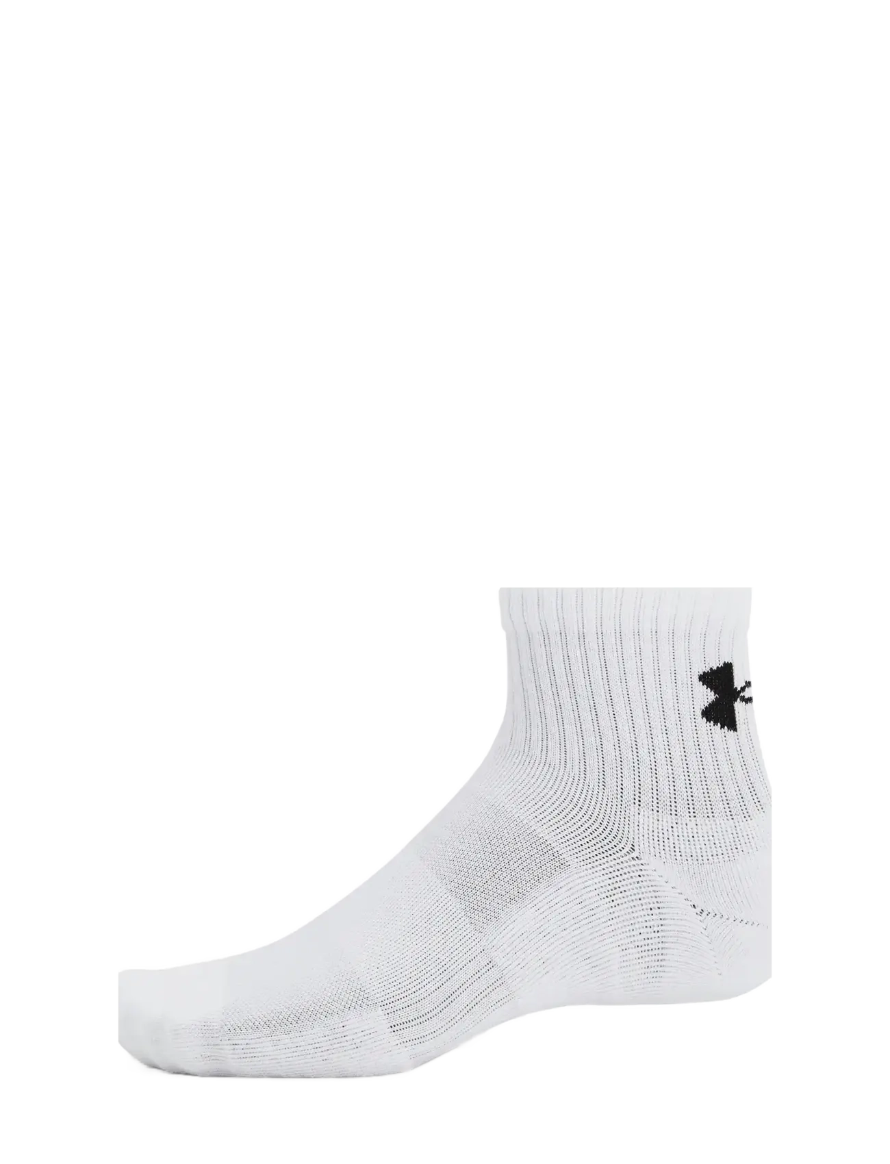Under Armour - Unisex UA TC 3pk Qtr - treningssokker - white - 4