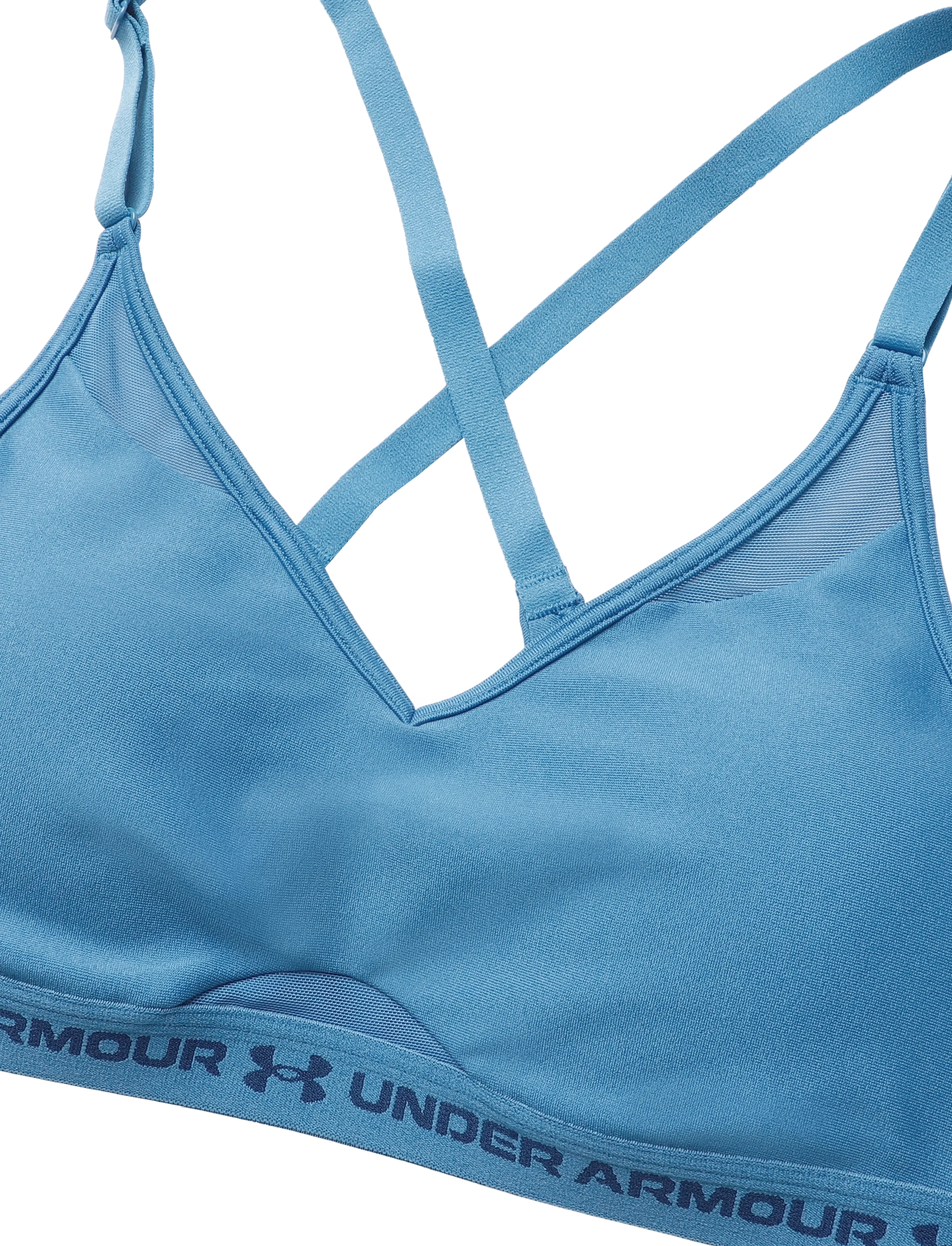 Under Armour - UA Crossback Low Bra - spordi-rinnahoidjad - aegean blue - 5