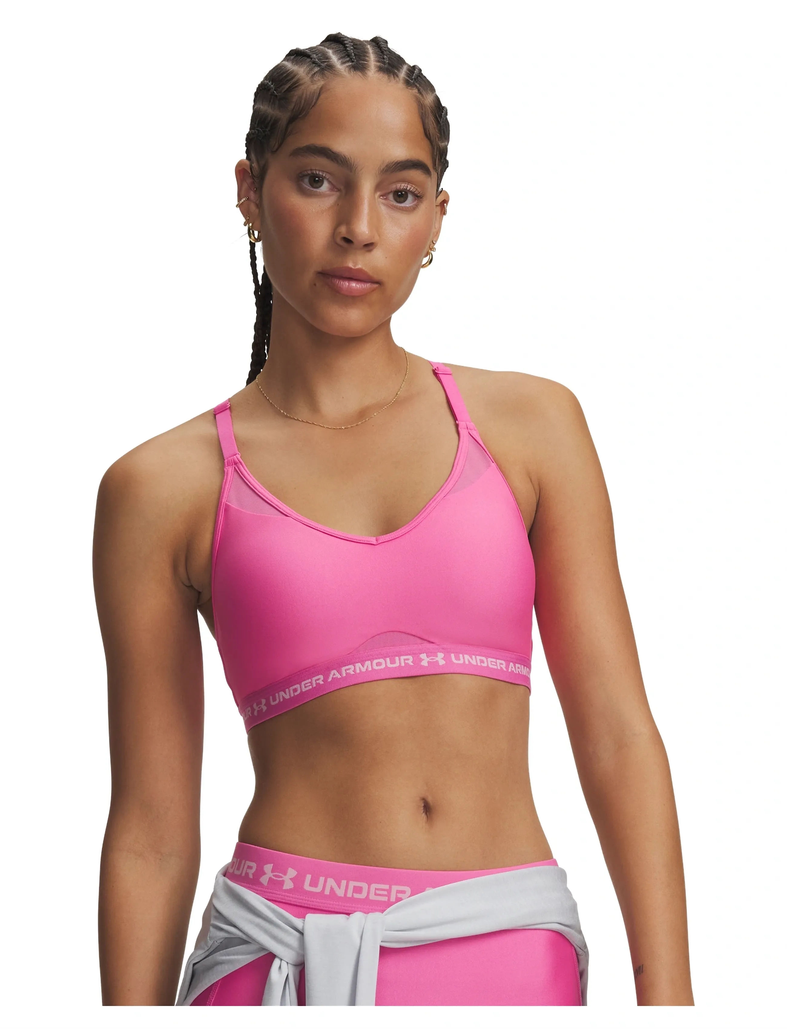 Under Armour Ua Crossback Low Bra, L, Sport Clothing, Rosa - Bras All, Frauen